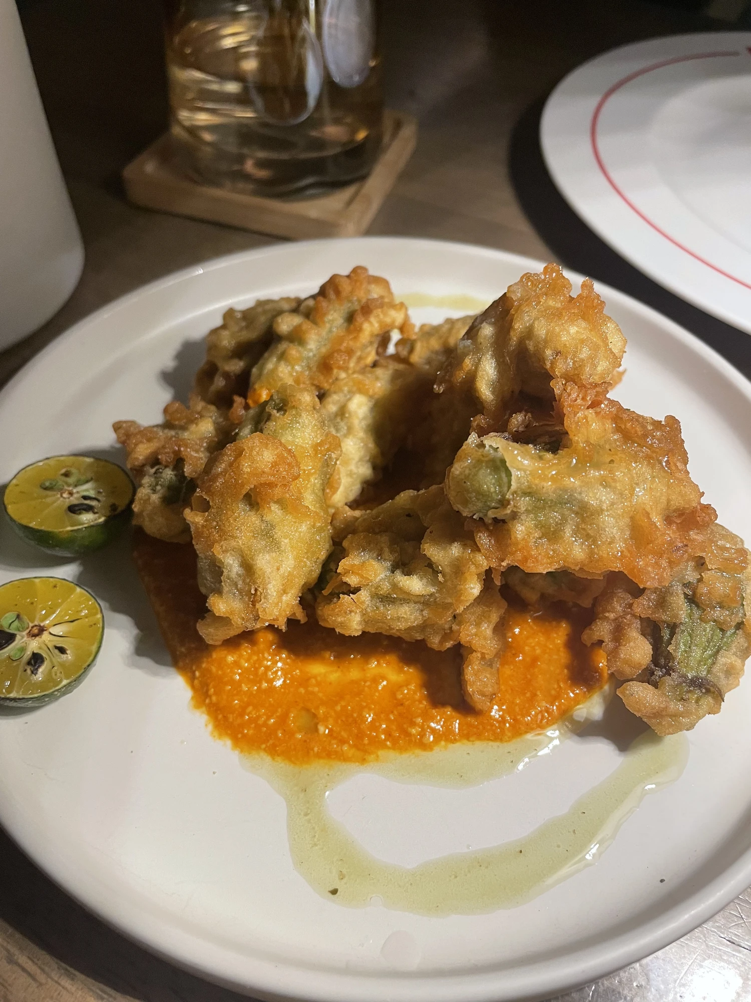 Stuffed Kalabasa Flowers