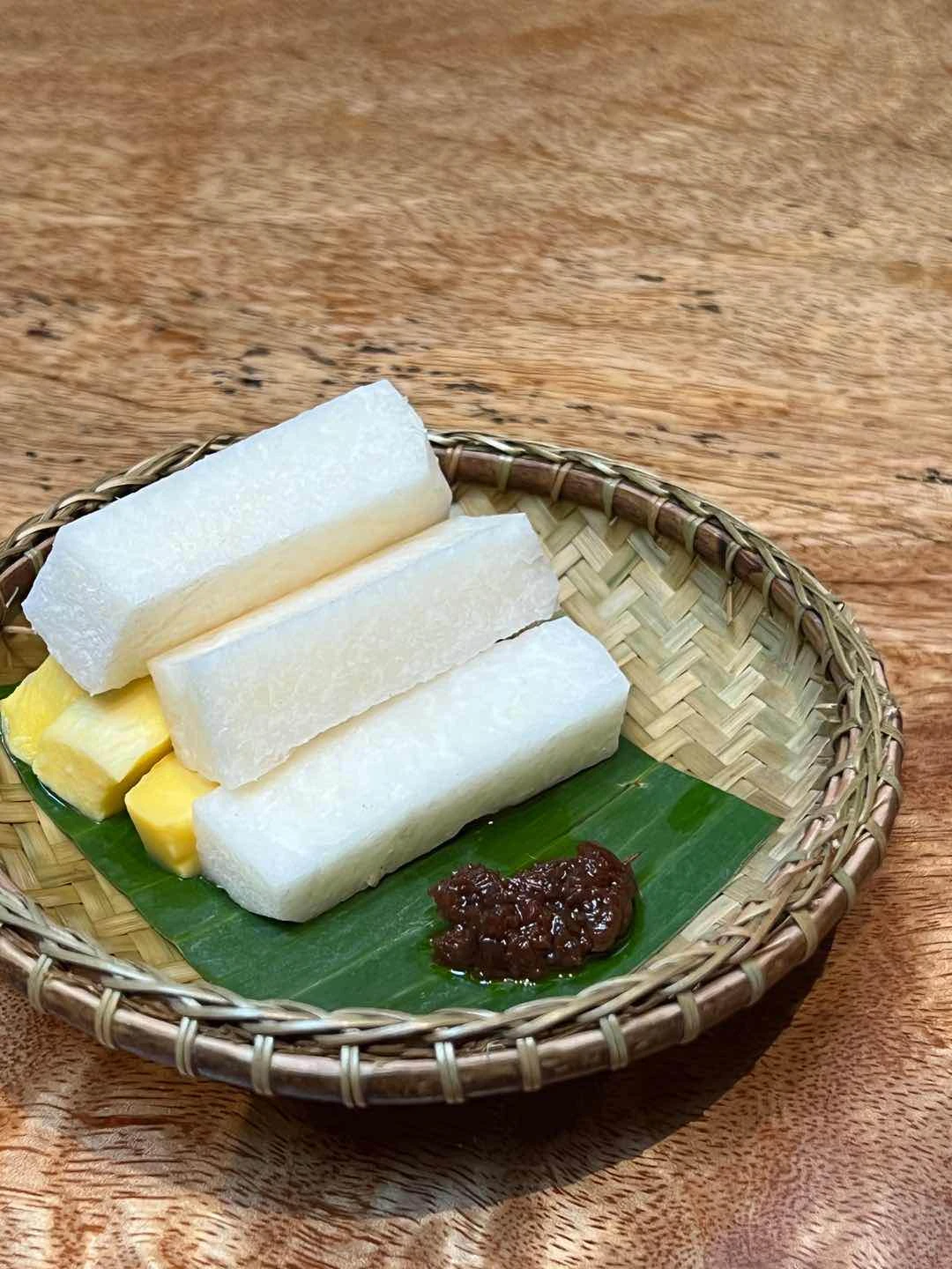 radish & indian mango with bagoong