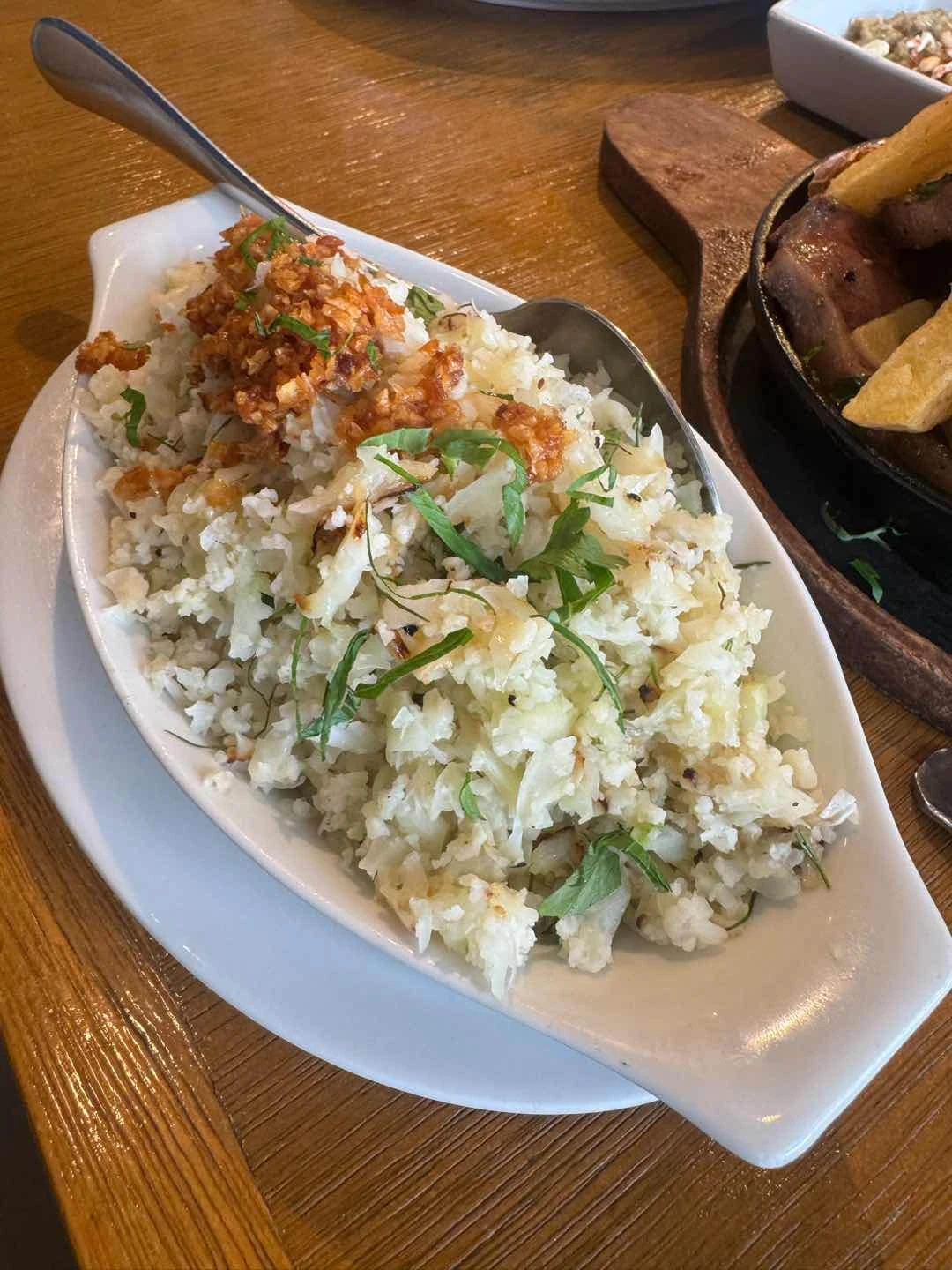 Cauliflower rice of Cyma Greek Taverna