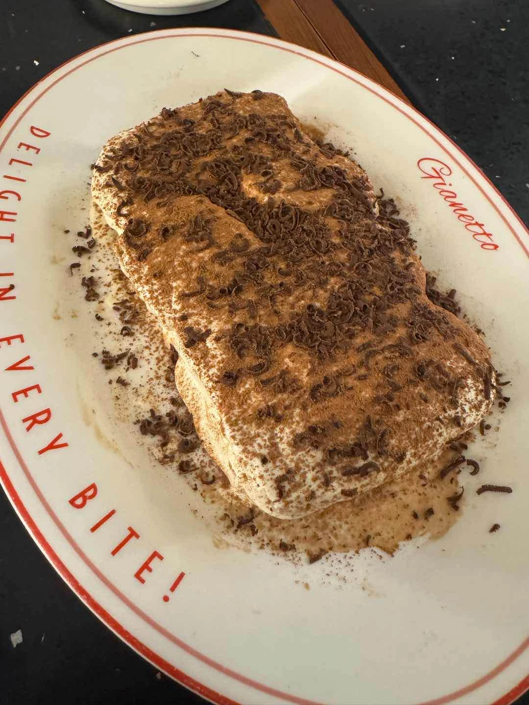 Tiramisu of Gianetto Parqal