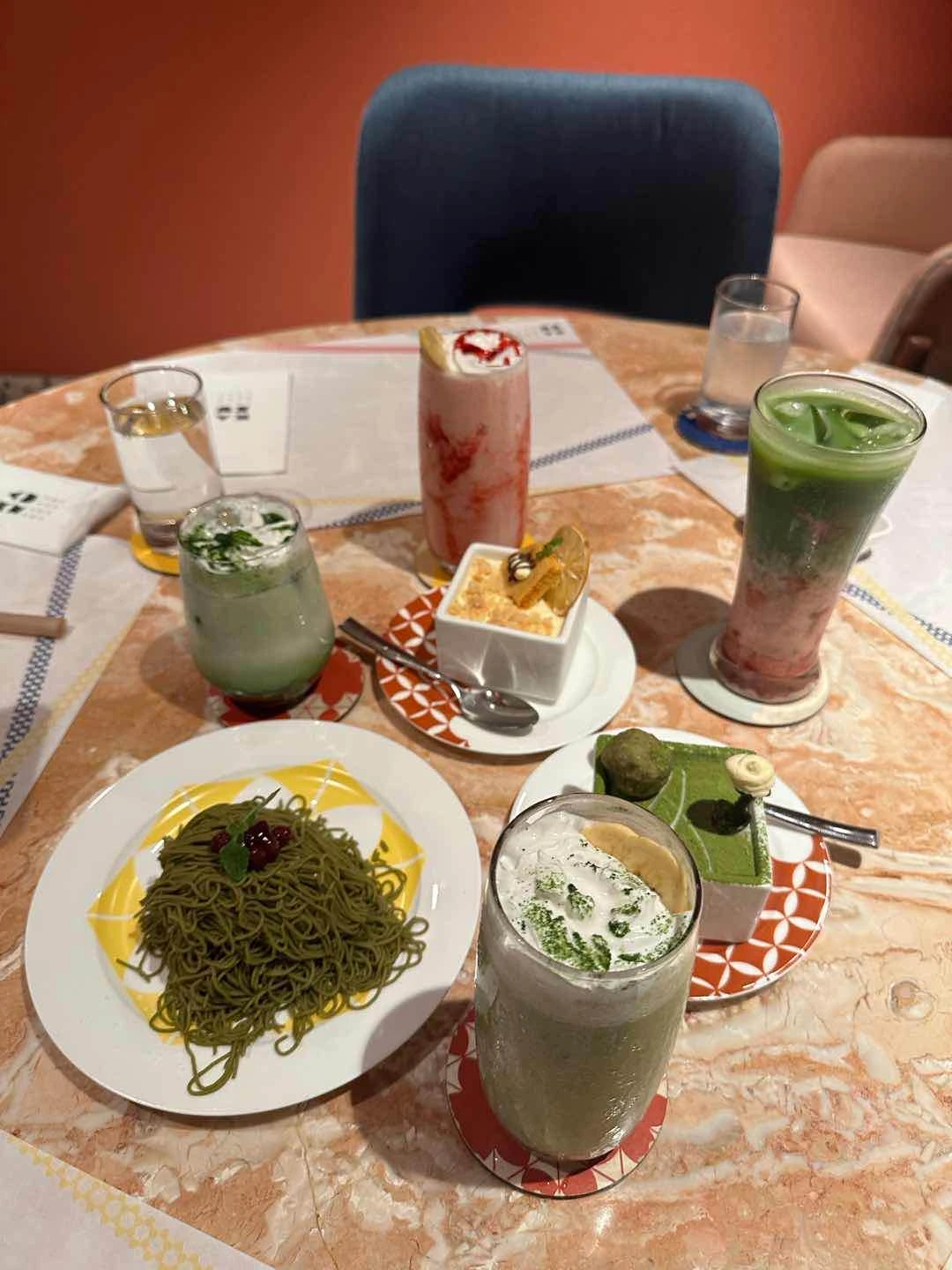 Food and Drinks ordered (no indiv pics were taken sadly) of Kazu Cafe