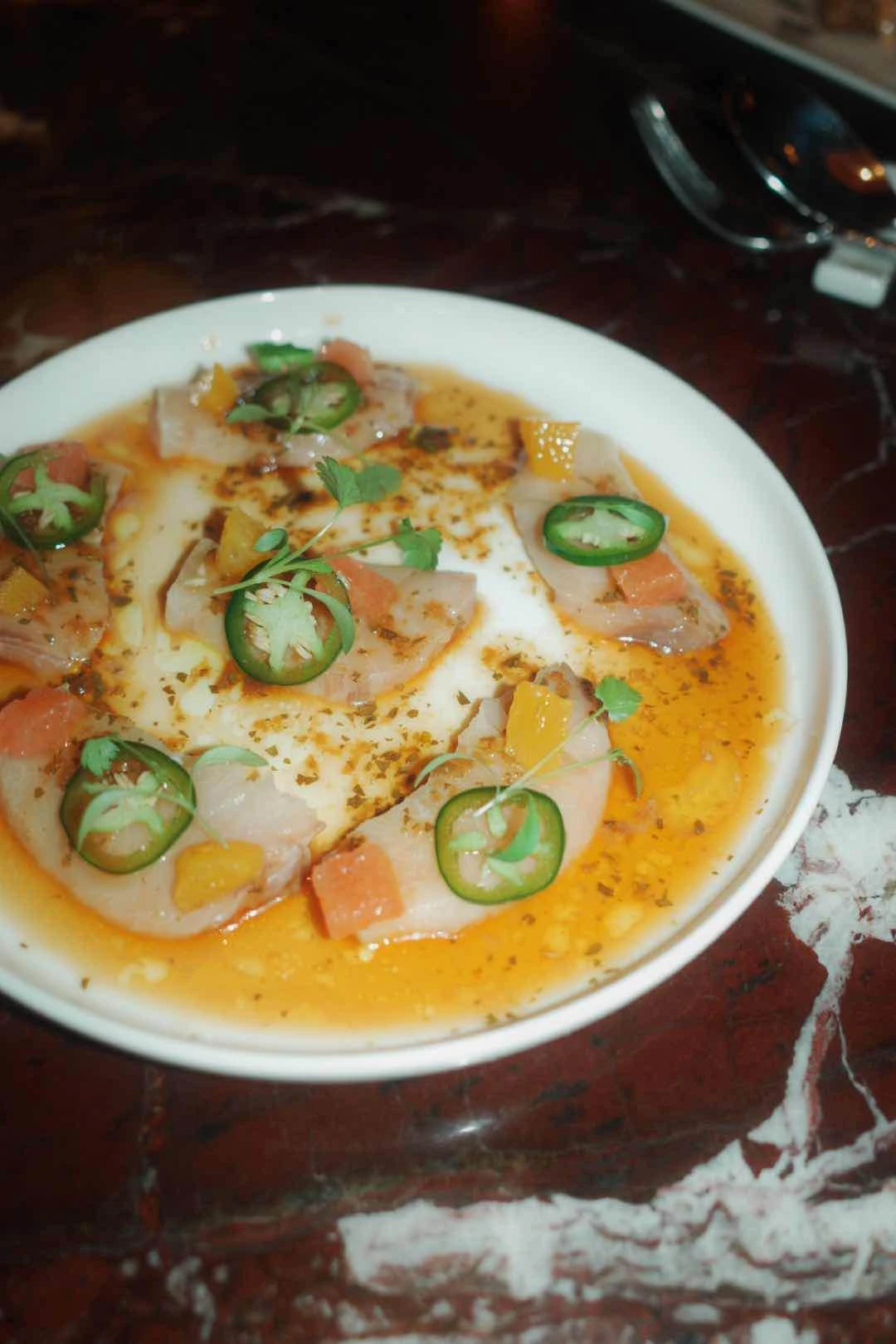 yellowtail crudo