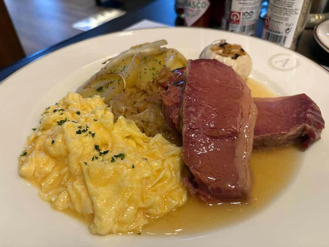 No need to wake up early to get a taste of their Fresh Corned Beef