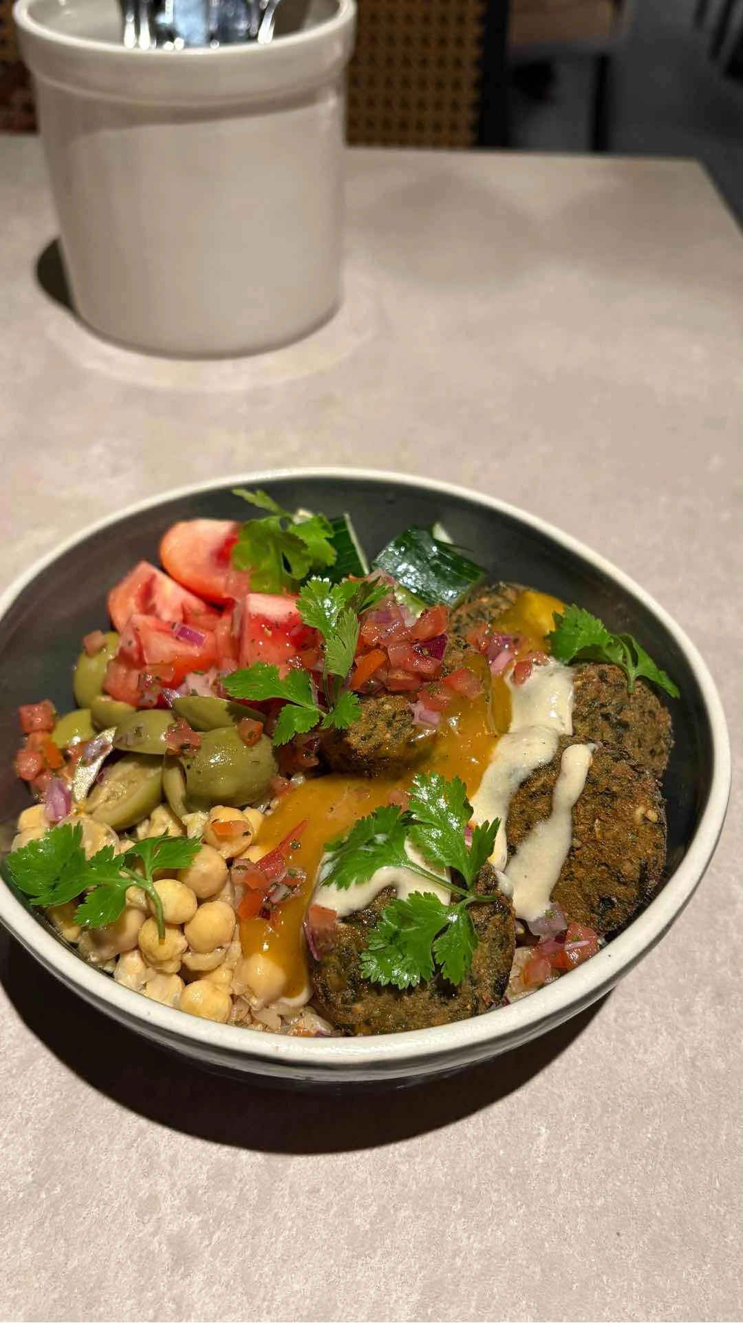 Falafel bowl of The Wholesome Table | Shangri-la Plaza