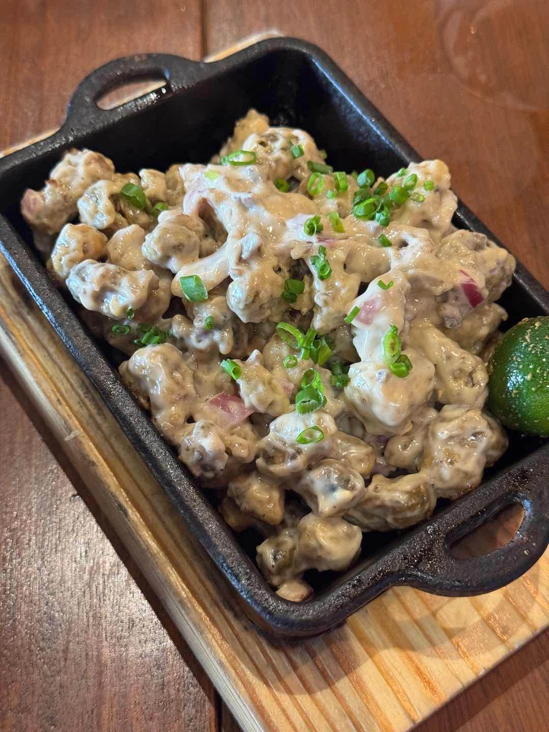 Oysters Sisig