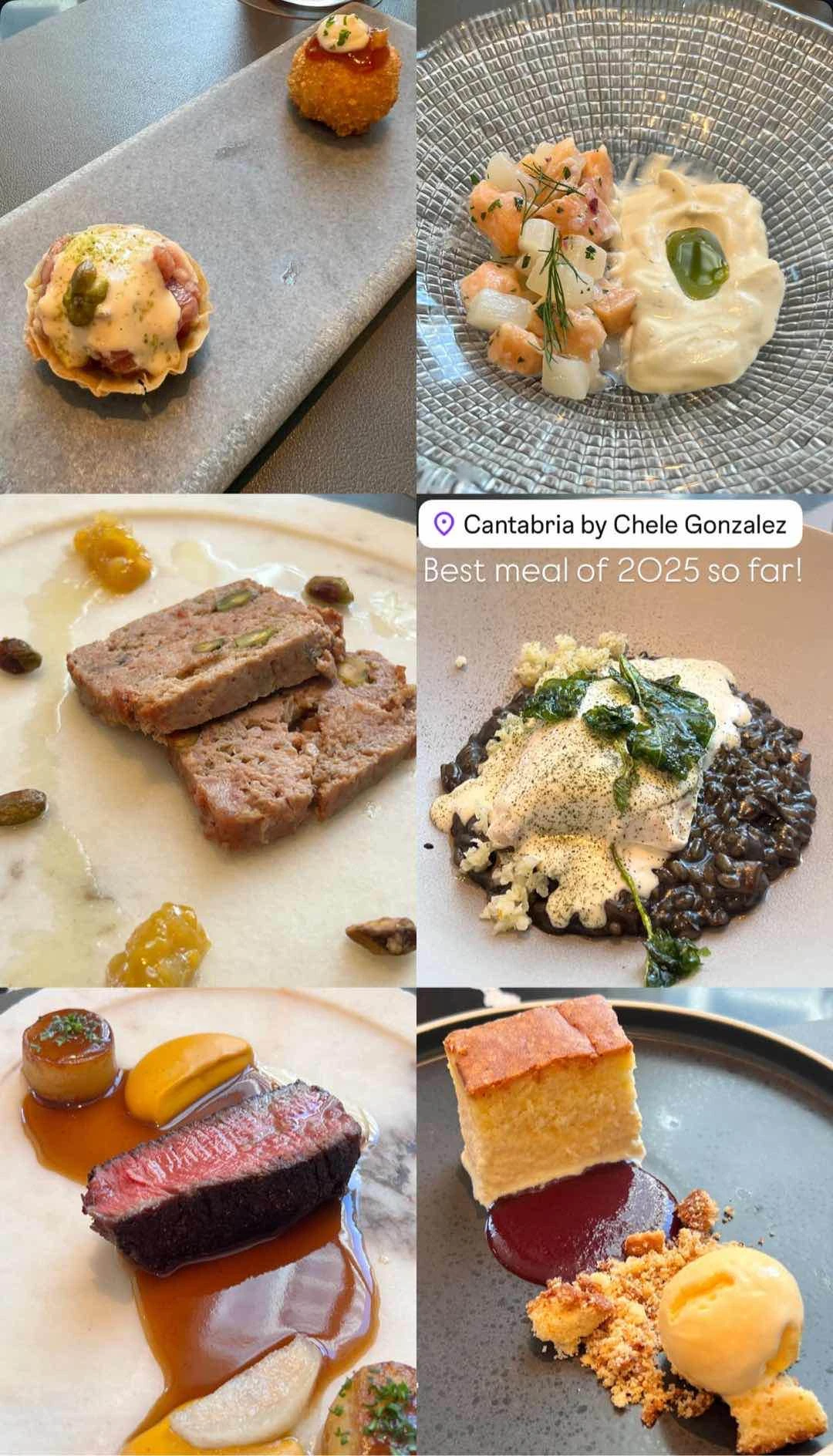 Tasting menu
