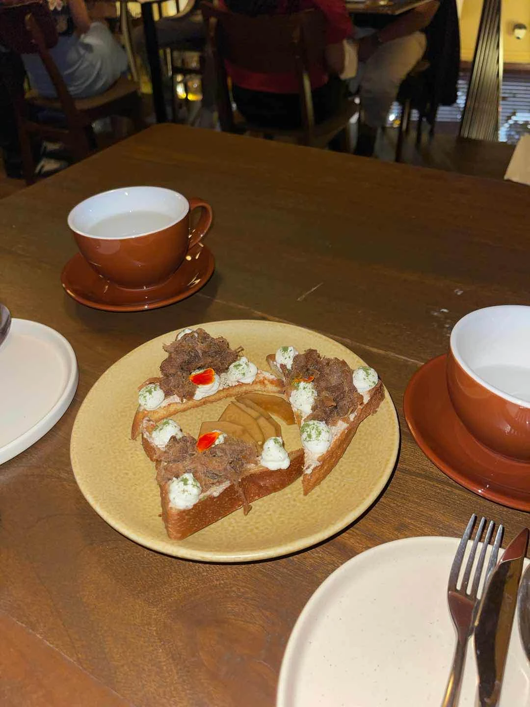 Kesong puti toast of Bombvinos Bodega