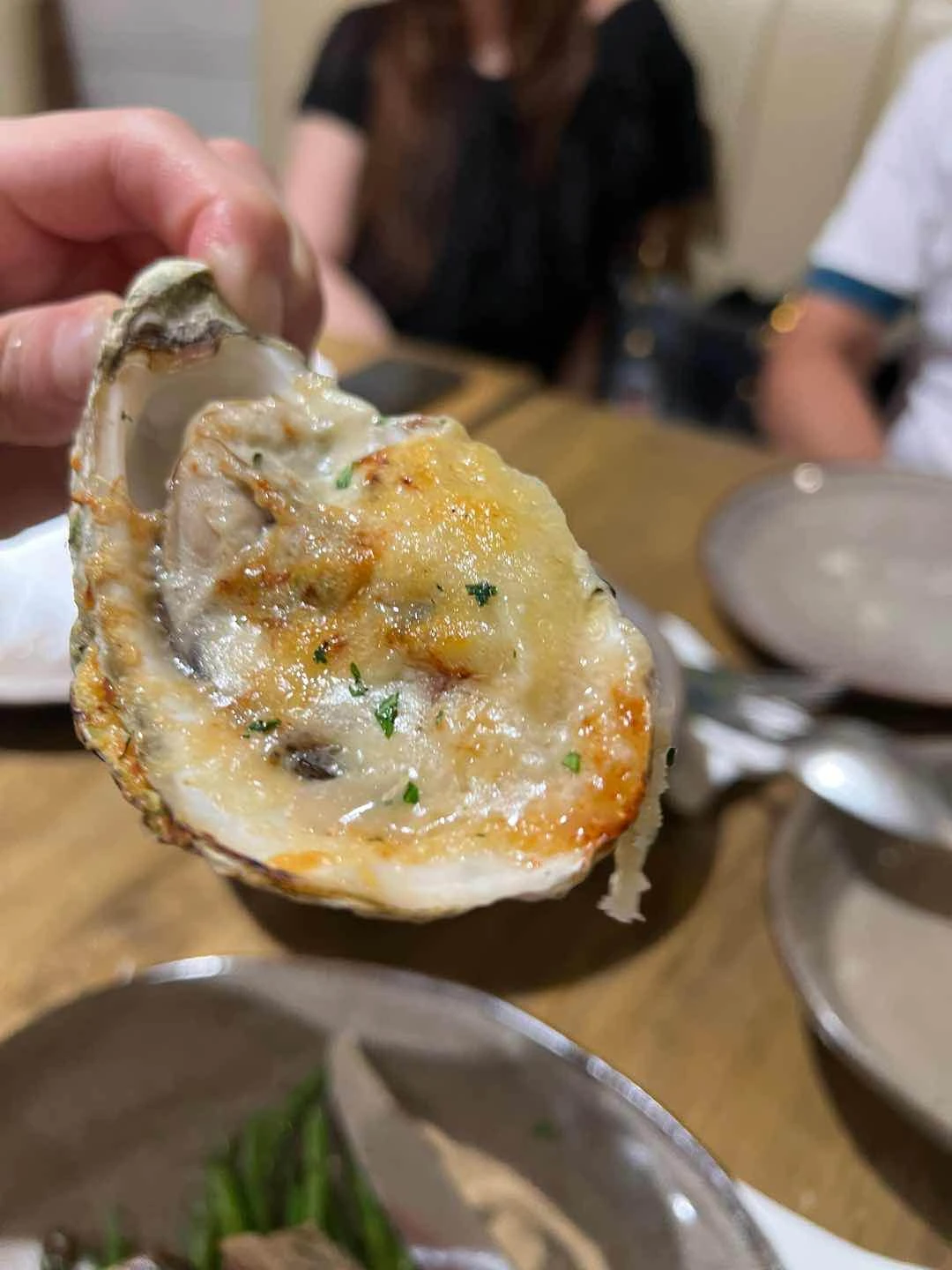 Rockefeller oyster of One World Deli Makati
