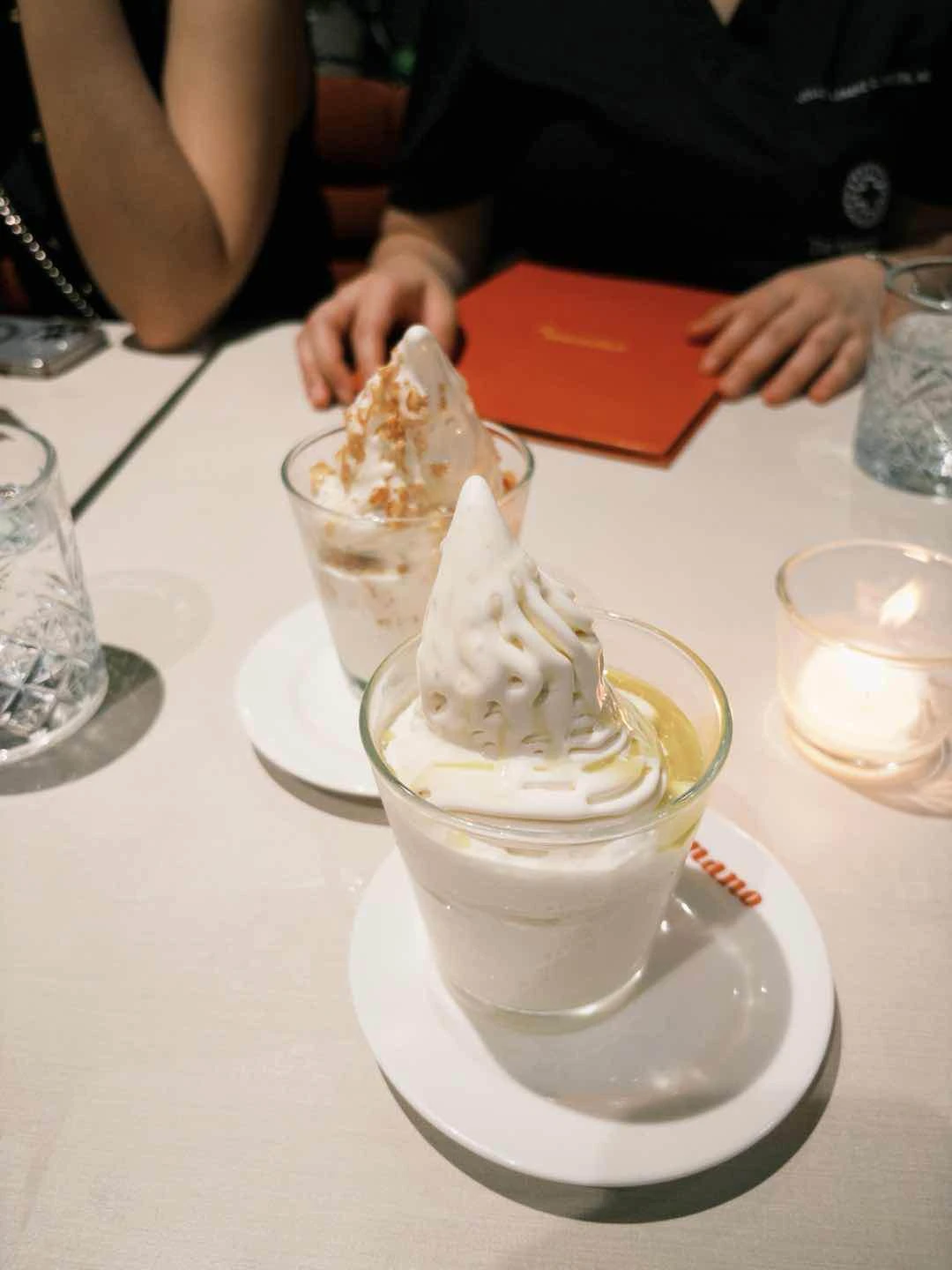 Honeycomb and the Olive Oil and sea salt Soft Serve