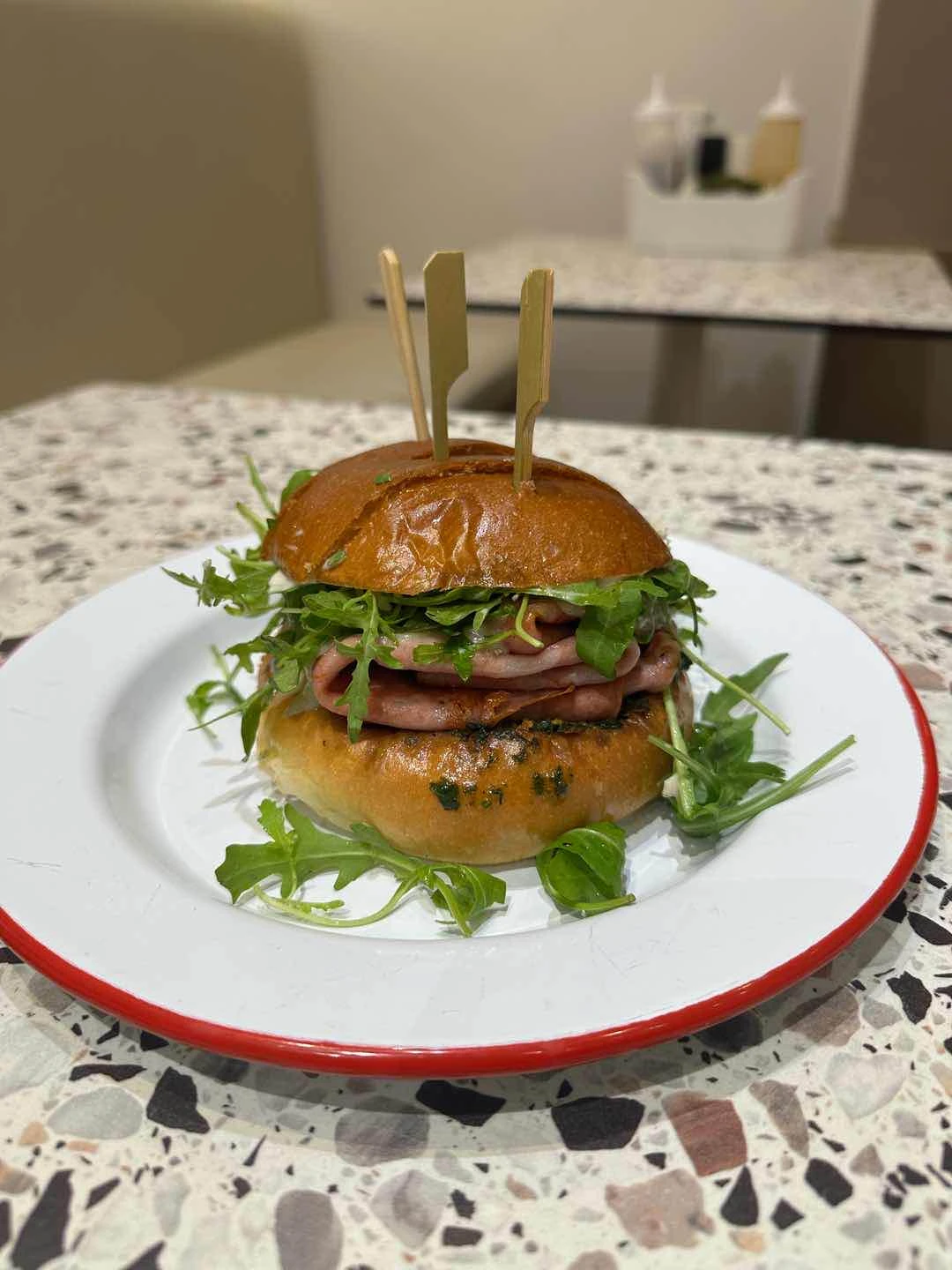 Mortadella sandwhich