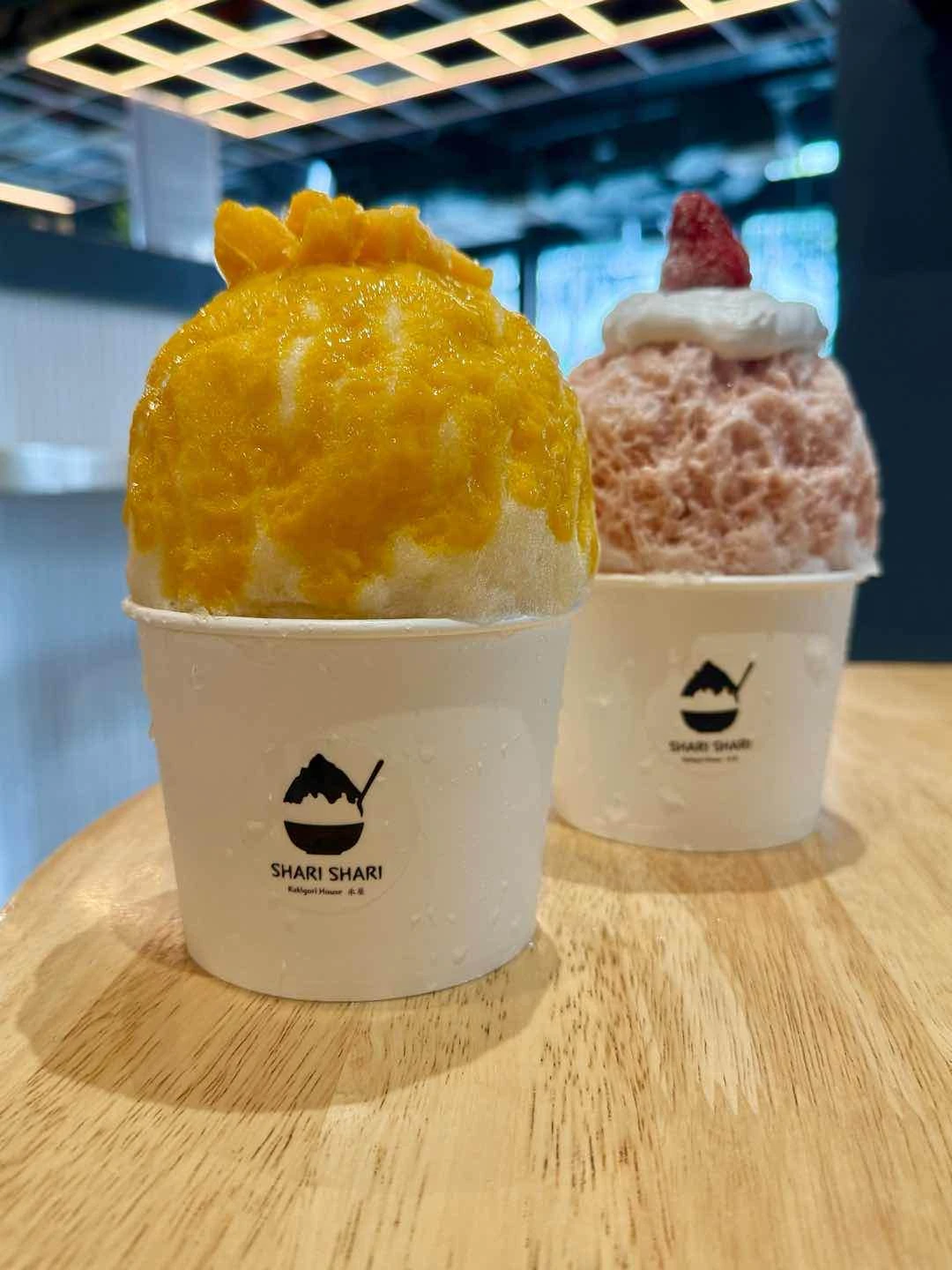 mango and strawberry