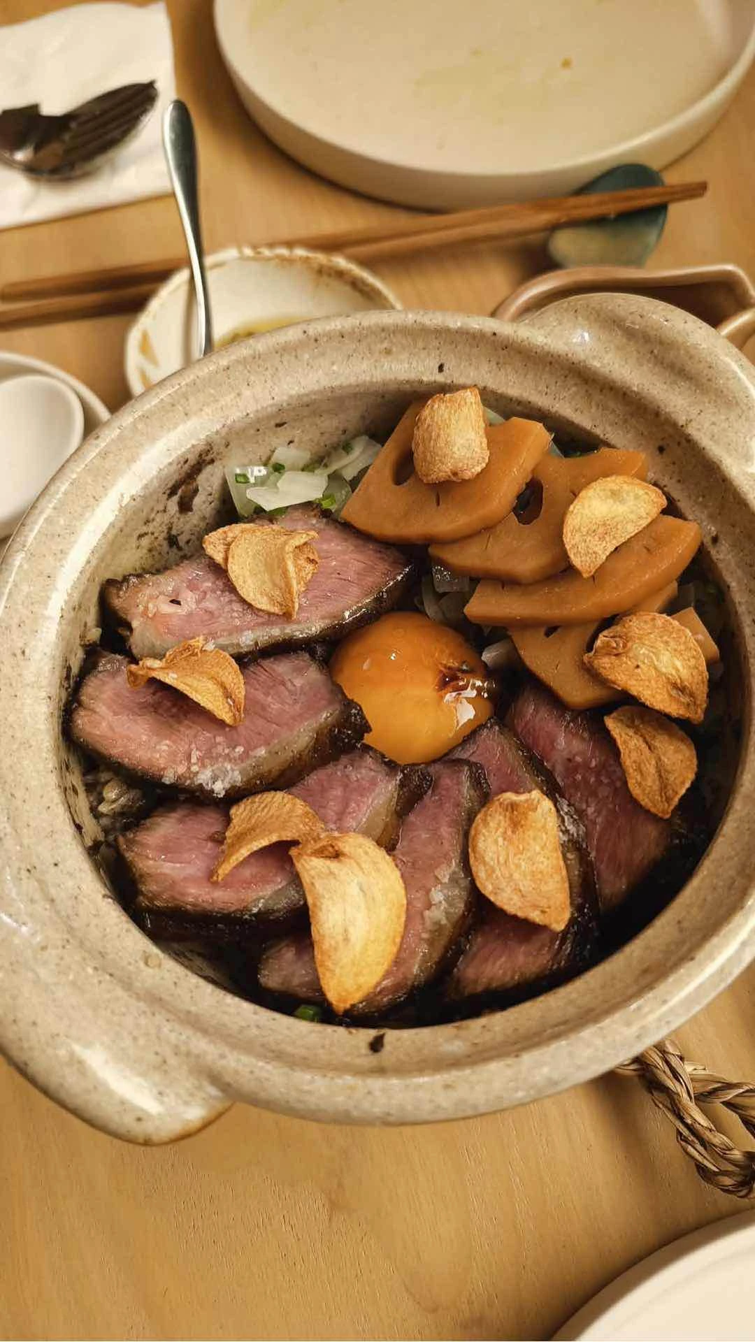 Wagyu shortrib donabe