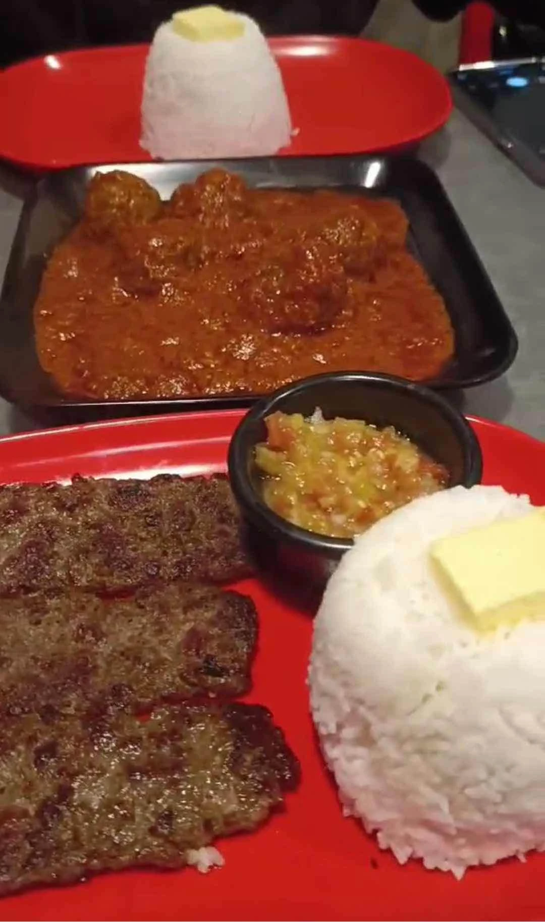 Beef Kebab with Butter Rice and Kofta Balls