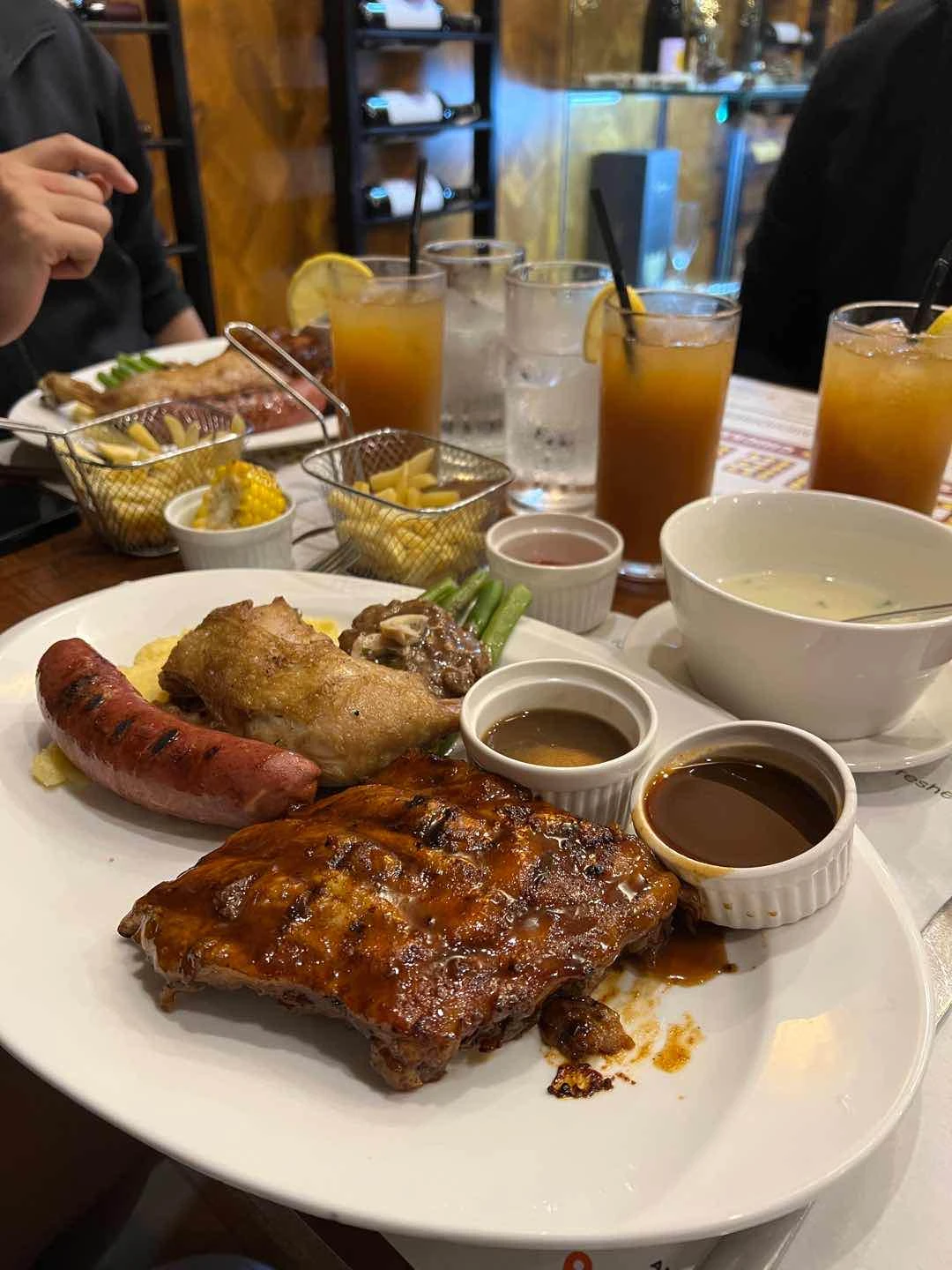 full at first platter 😩✨ of Route 95 Diner - Tagaytay