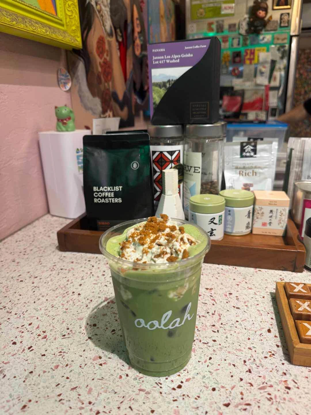banana pudding matcha