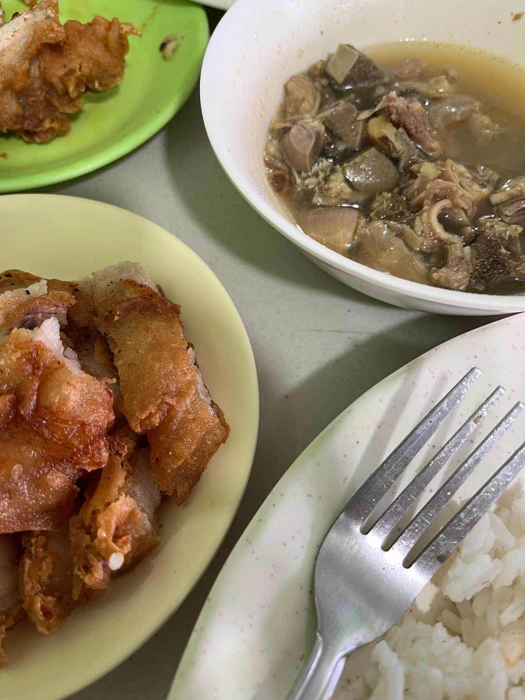 Pinapaitan and their famous Porkchop. 