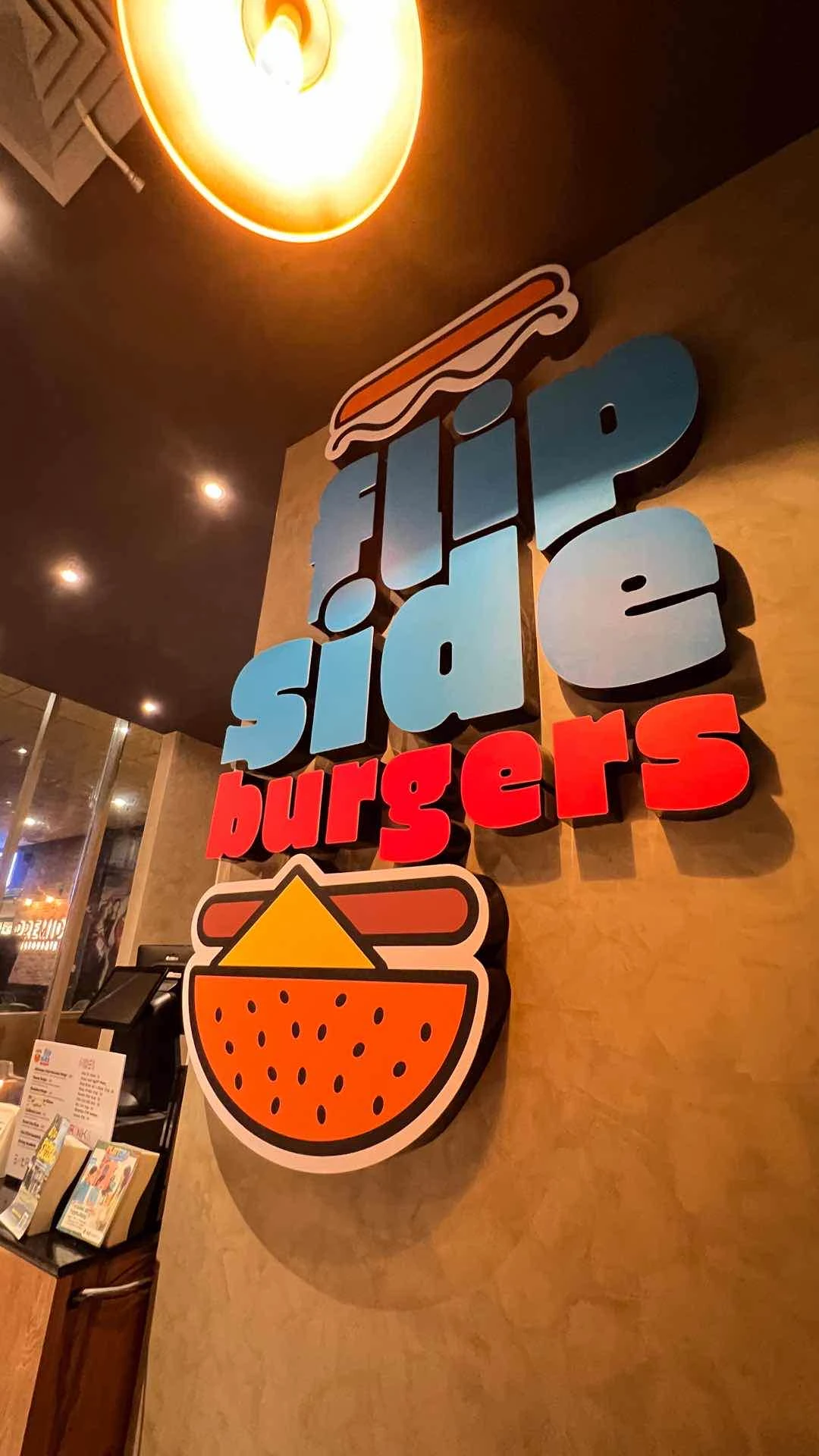 Sign of FlipSide Burgers - Alabang West Parade