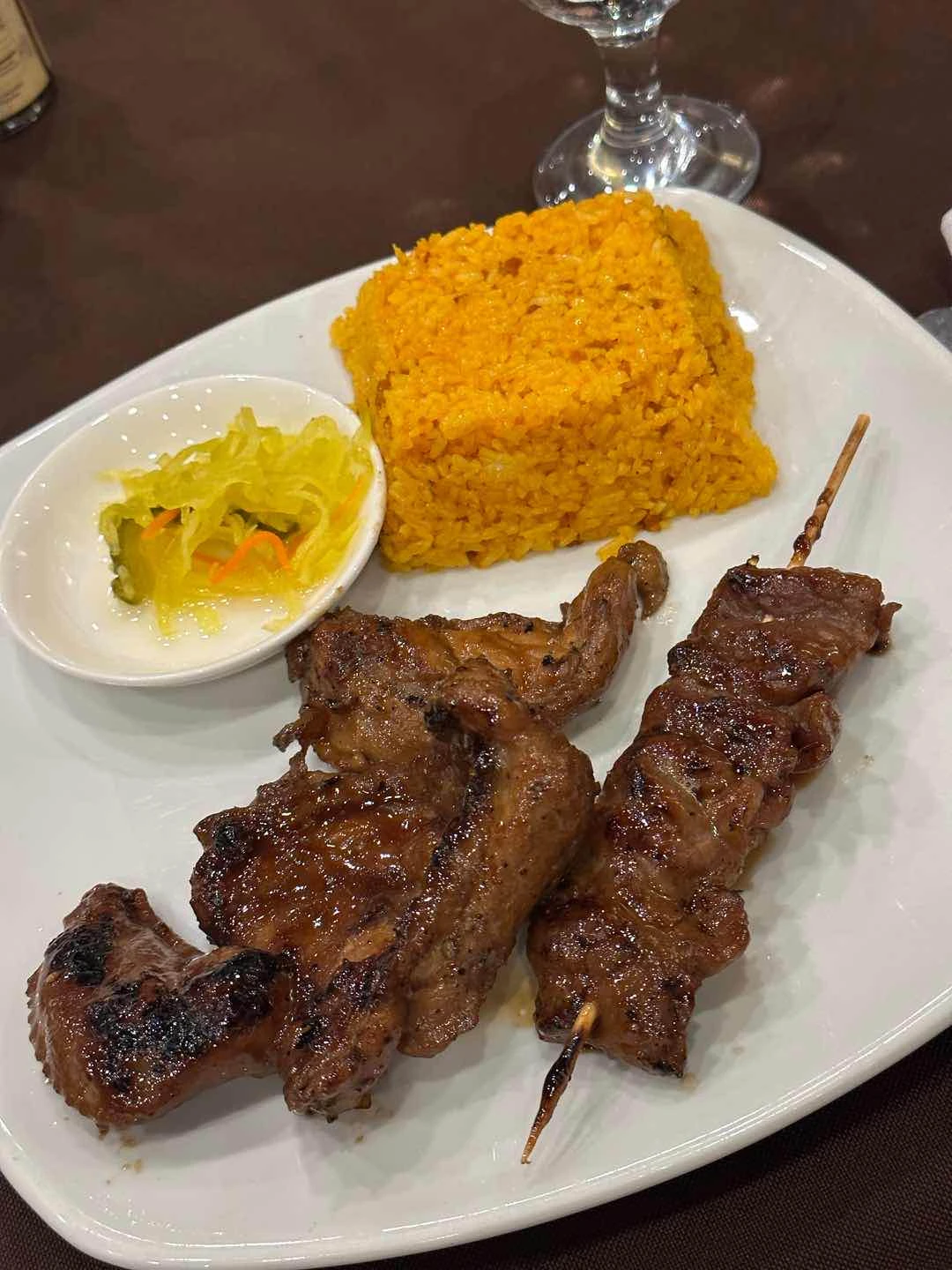 mixed chicken & pork barbecue