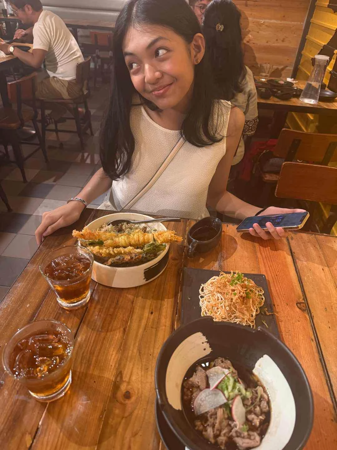 tsukemen & tempura rice bowl