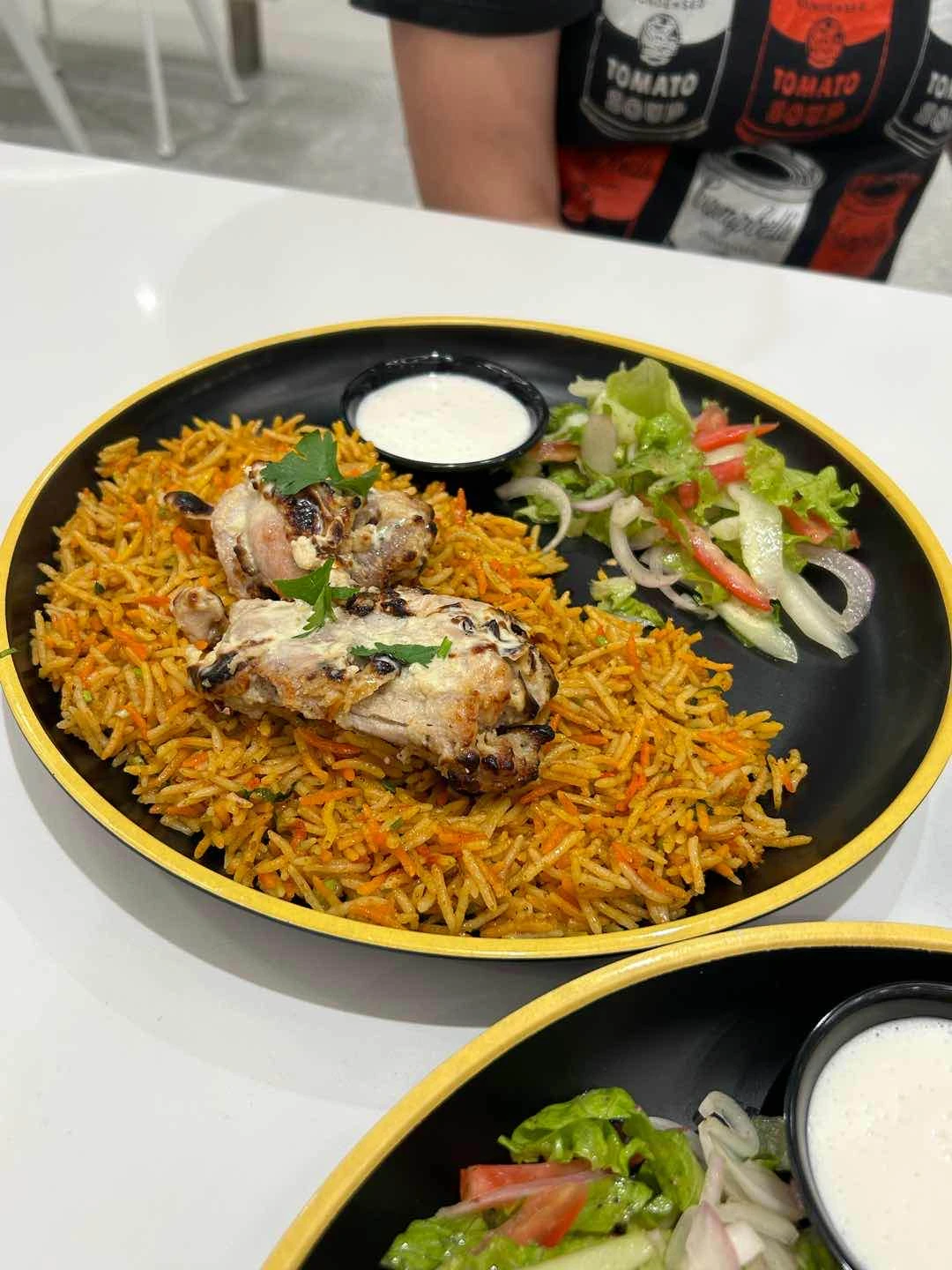Chicken Malai Tikka w/ Biryani