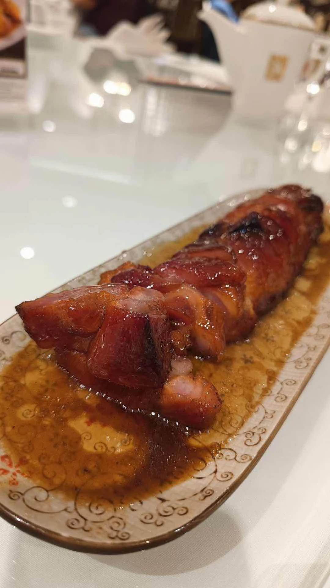 Honey glazed char siu