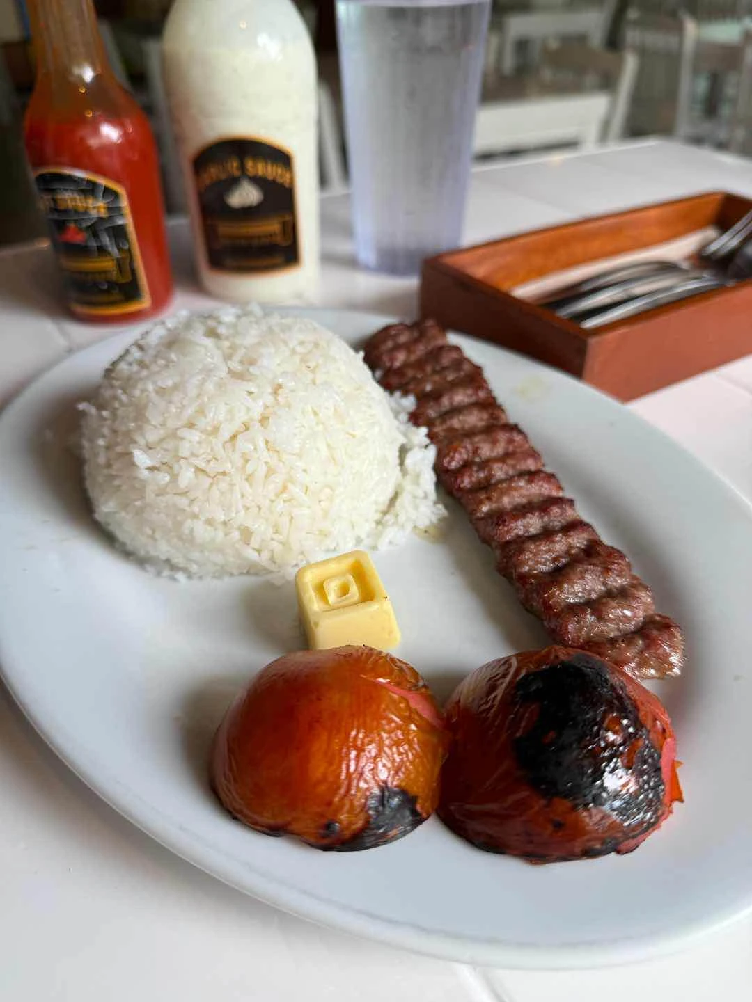 lamb chelo kebab