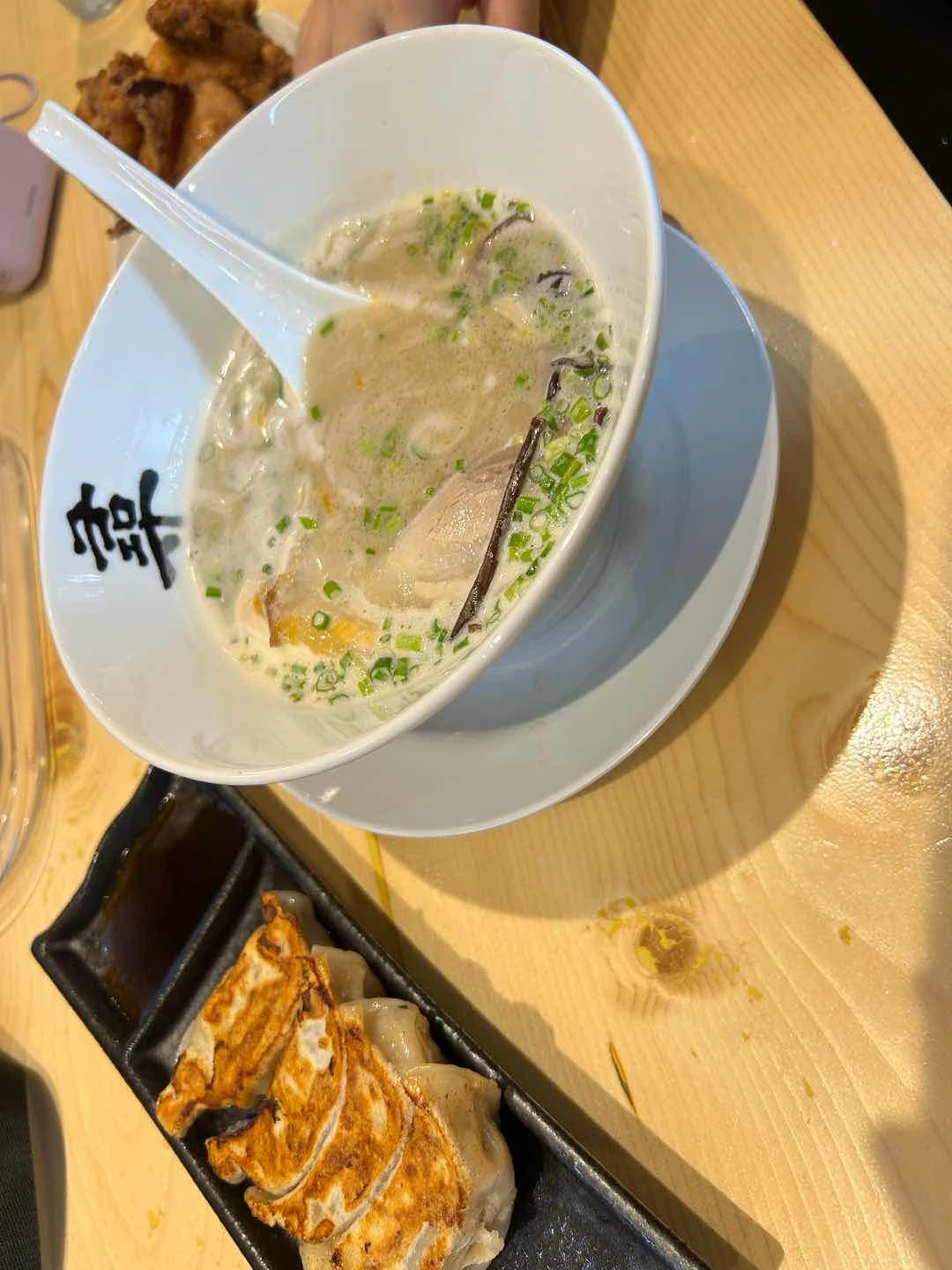 aya ramen  and gyoza