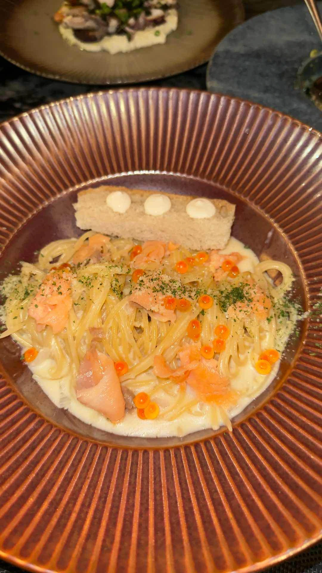 Salmon Cream Pasta