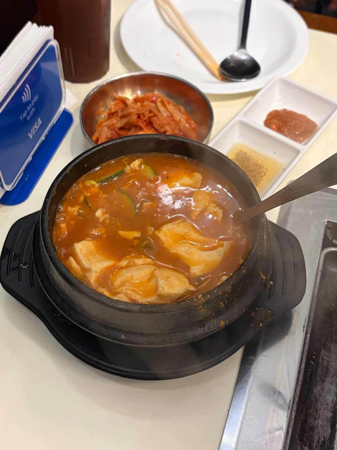 sundubu jjigae (tofu soup) 