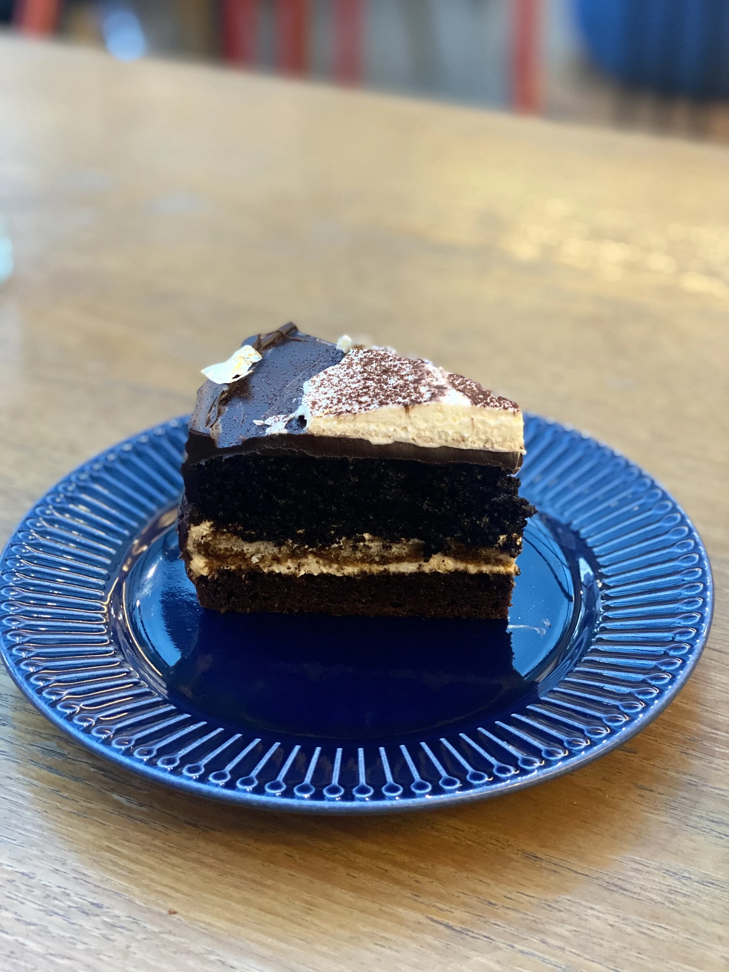 Quattro chocolate cake was okay