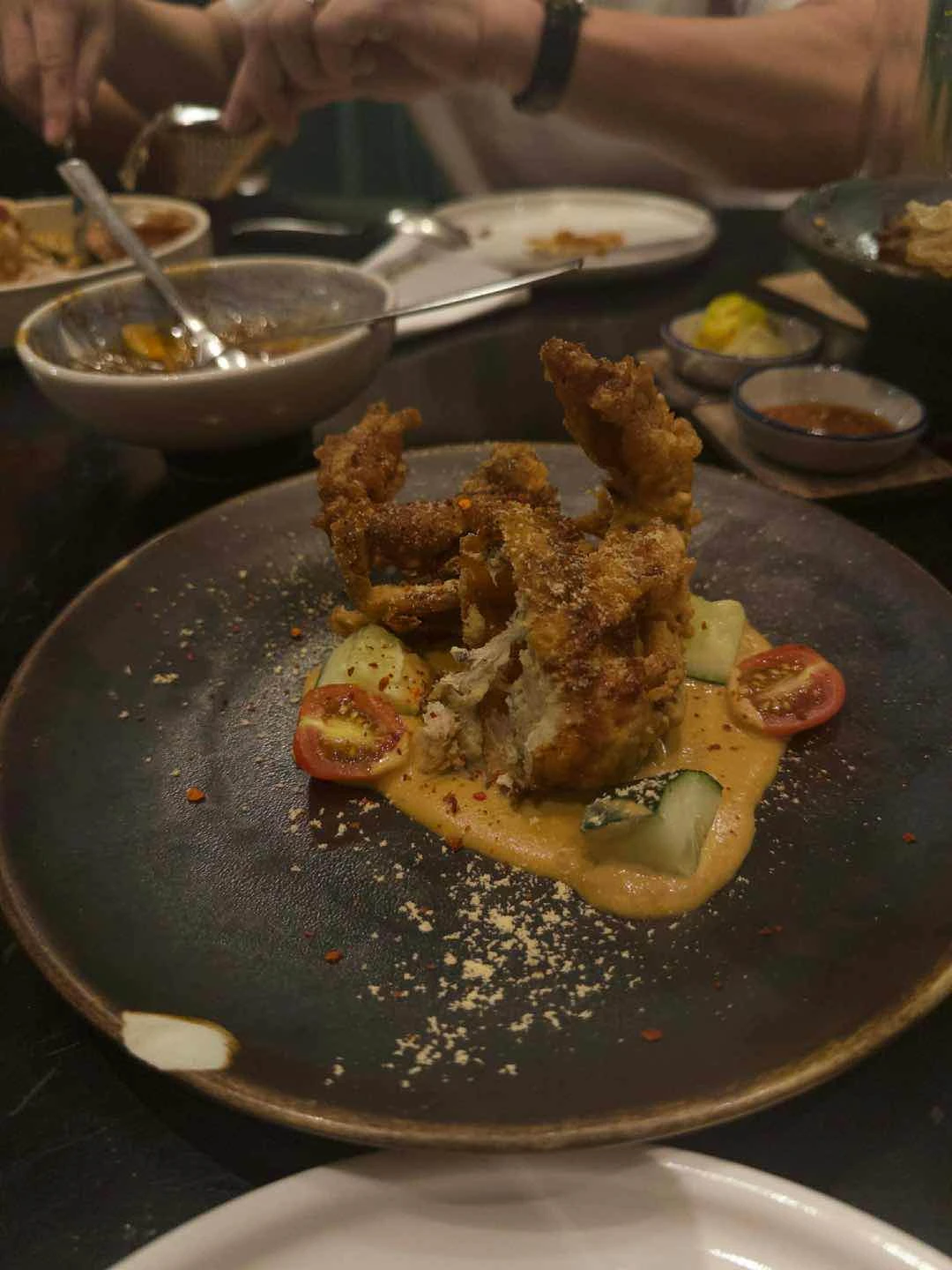 Soft shell crab of Papillon