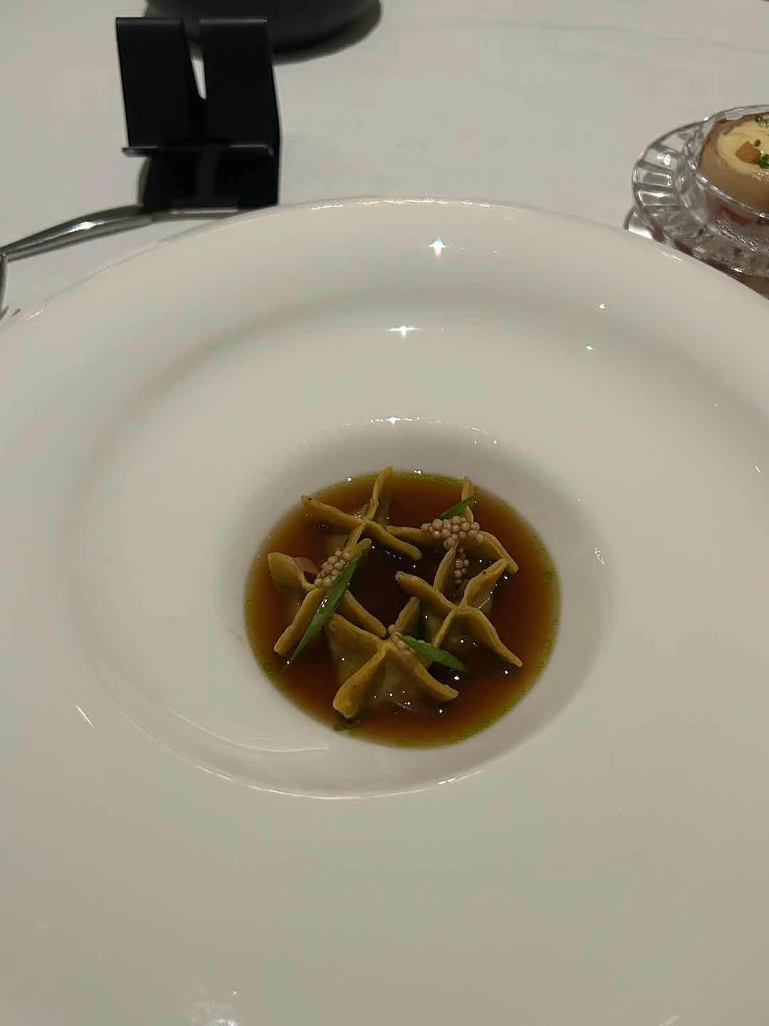 Fagottini pasta (non-seafood alternative to either the Le Turbot or the Le Crabe)