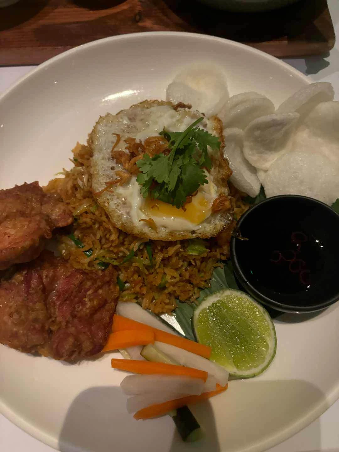 nasi goreng of Blackbird Makati