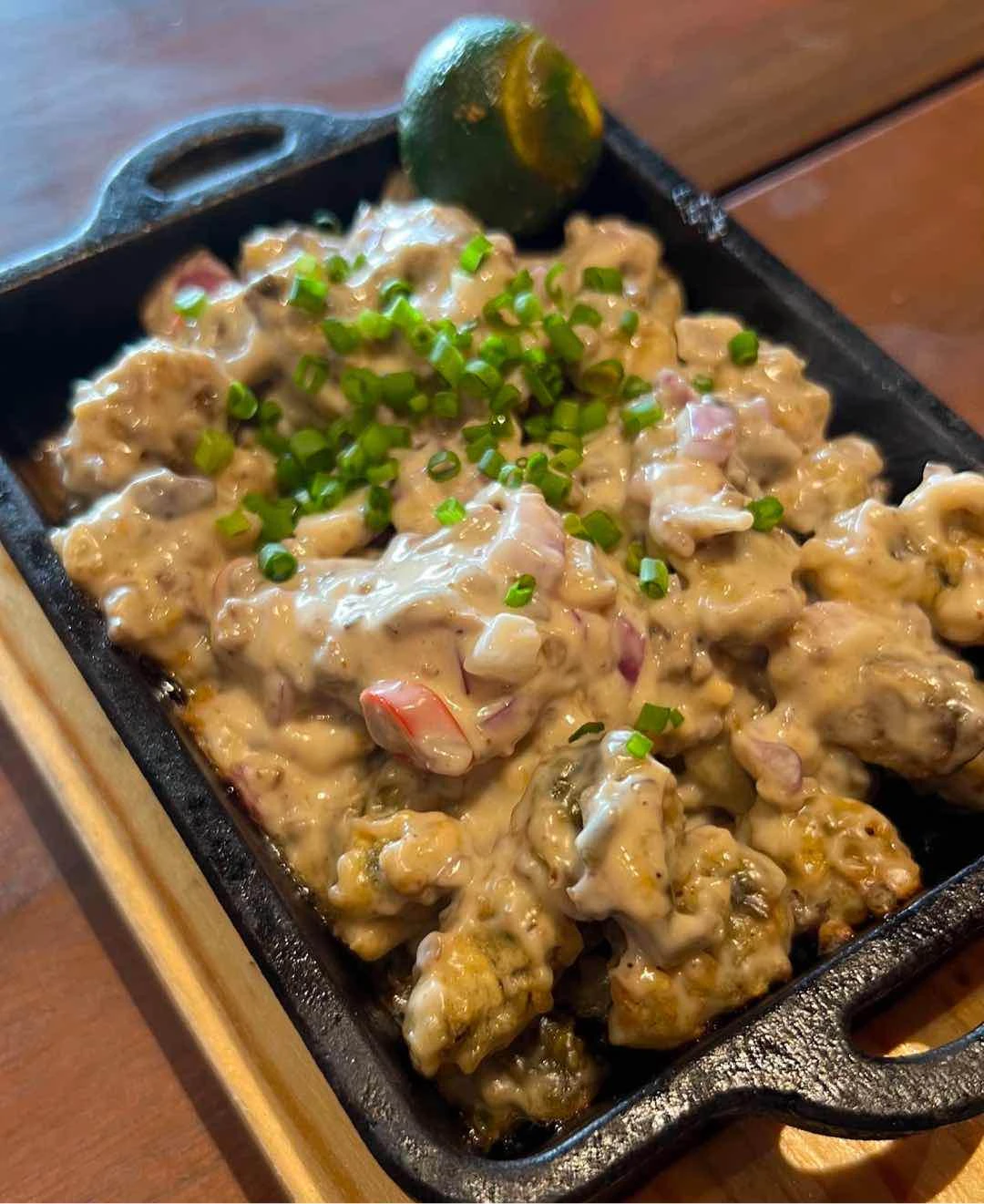 oyster sisig