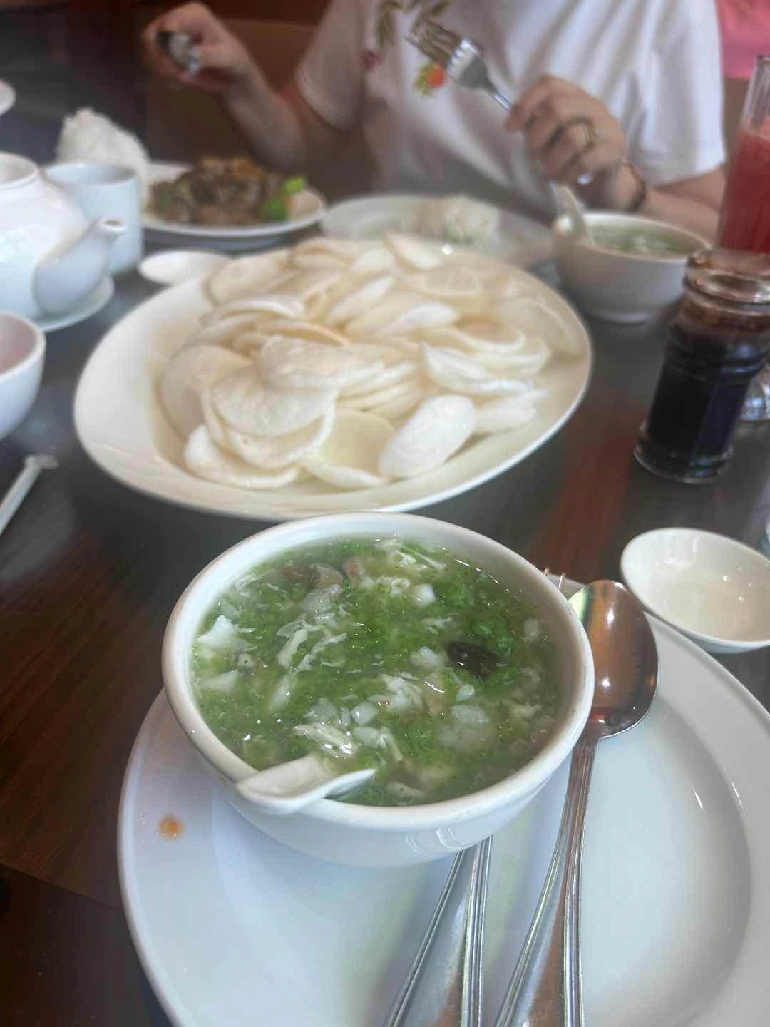 Seafood Spinach Soup