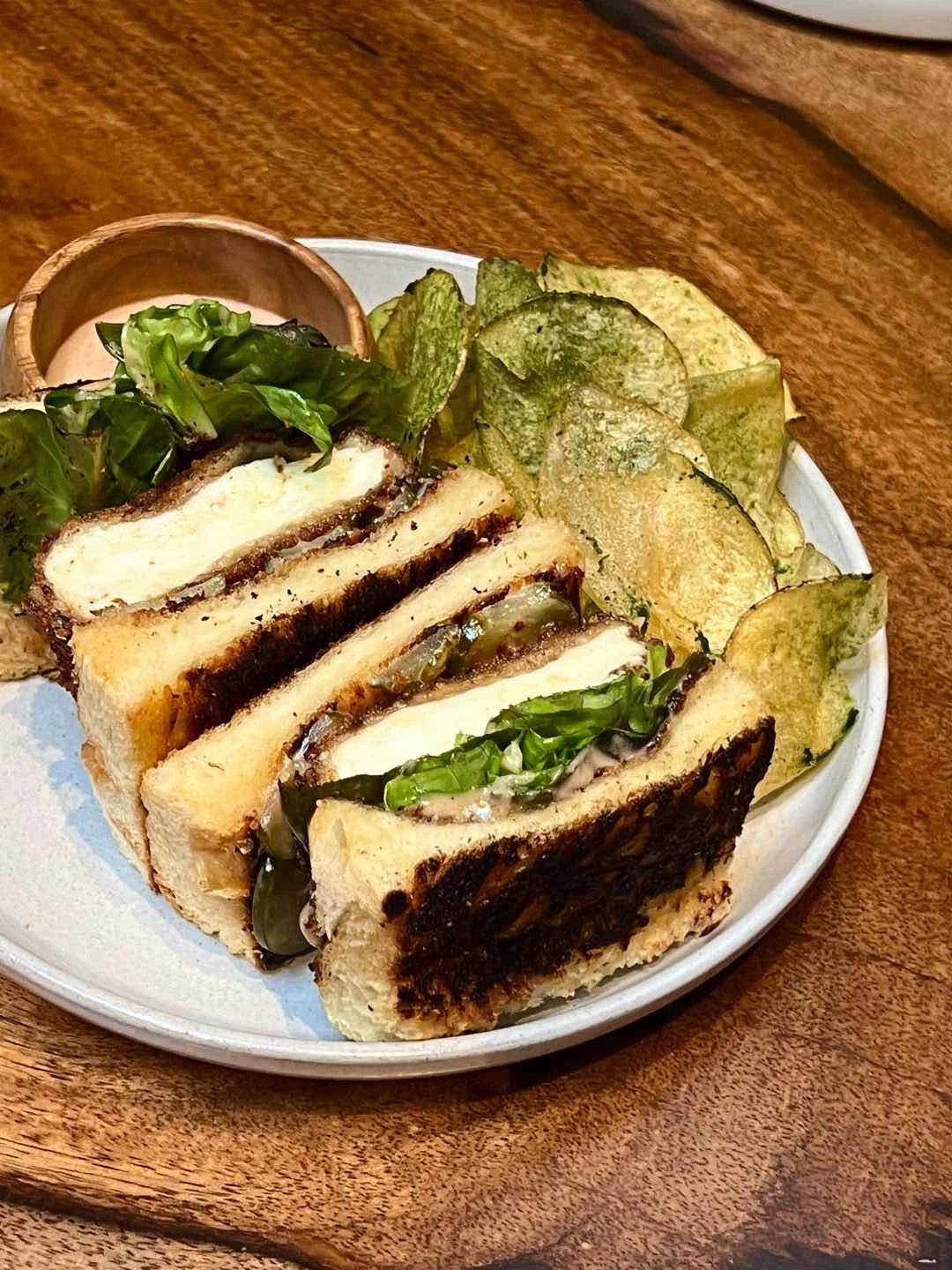 kesong puti sandwich & banana catsup