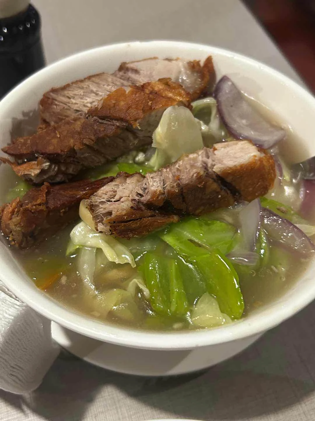 liempo w gulay rice topping 