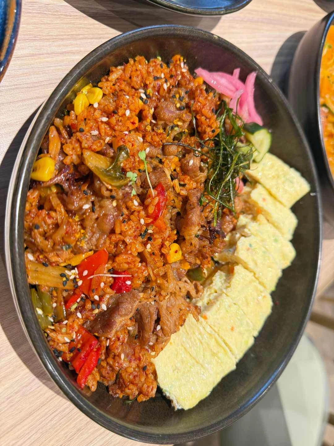 Beef kimchi fried rice