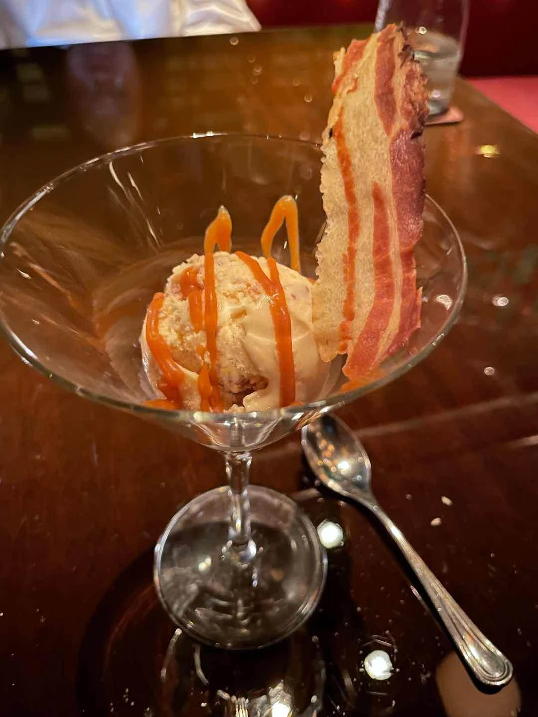salted caramel smoked bacon ice cream