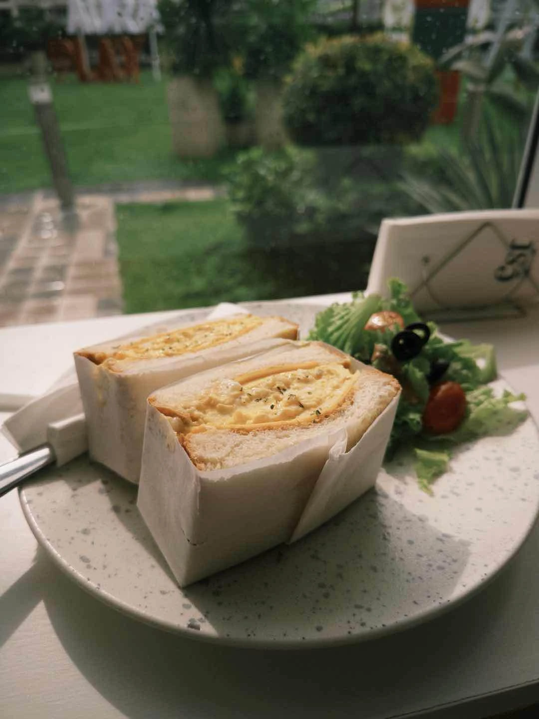 Tamago Cheese Sando. GAHD I LOVE IT SO MUCHHHH!!! First Sando that I enjoyed haha!