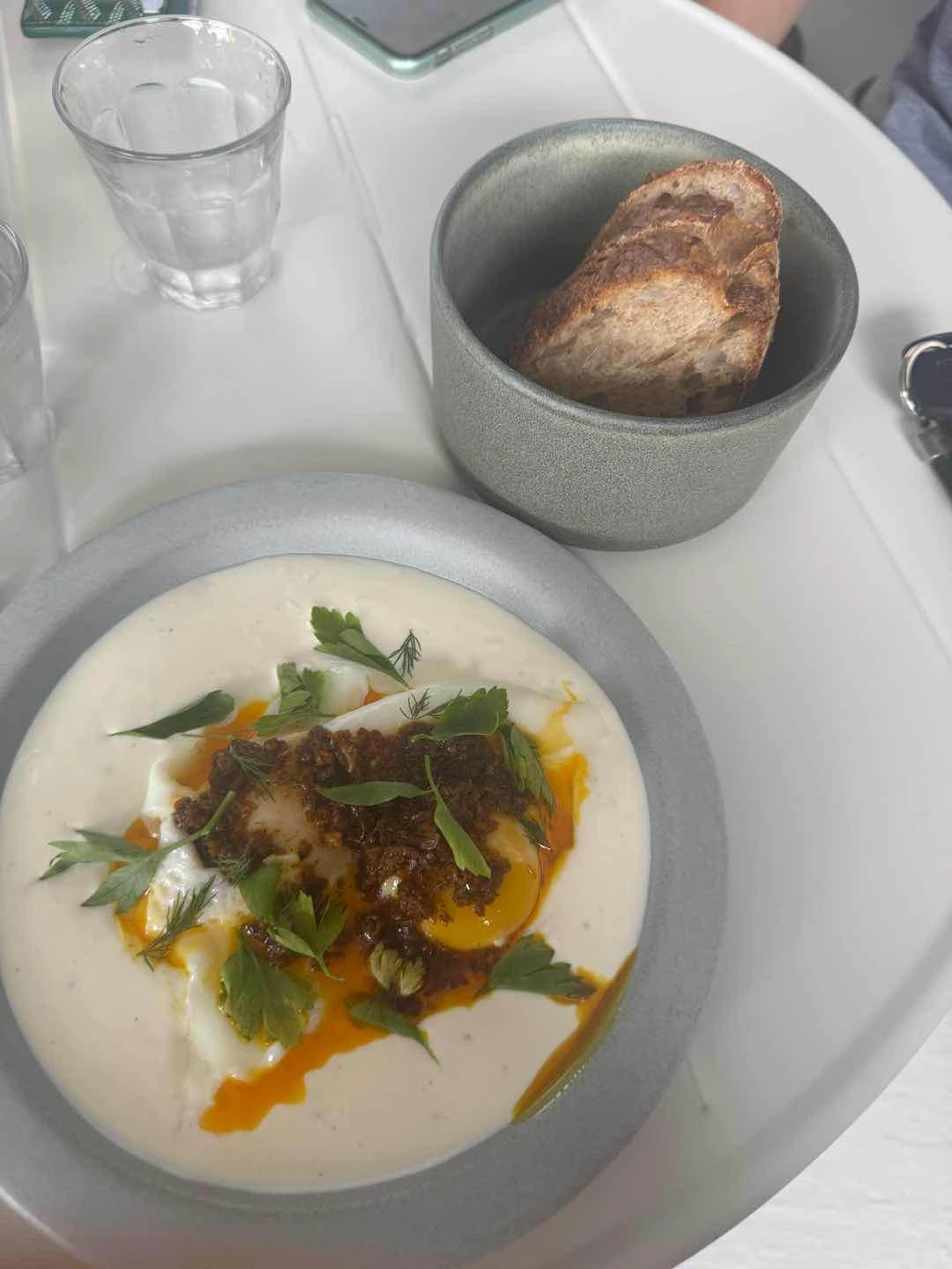 Turkish eggs With Shrimp Sambal