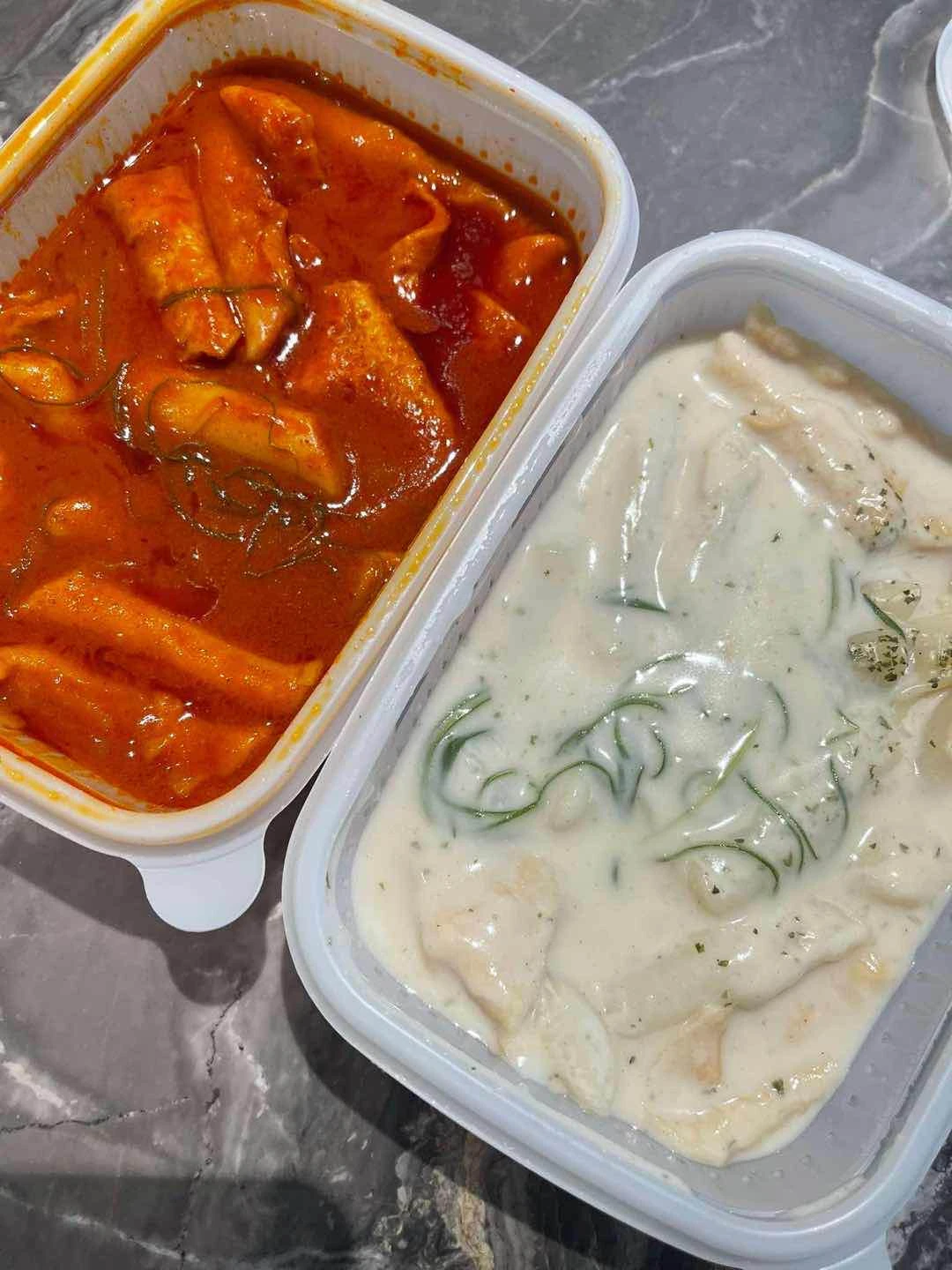 Rose tteokbokki