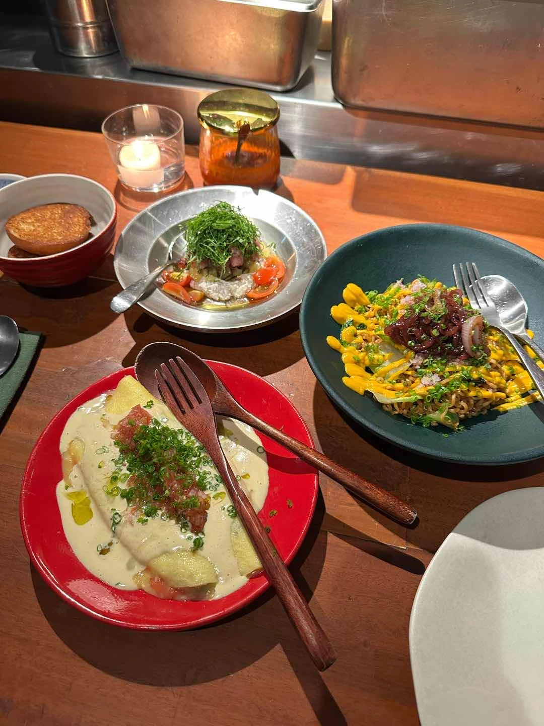 Kesong puti, pancit, tinapa omelette of Automat