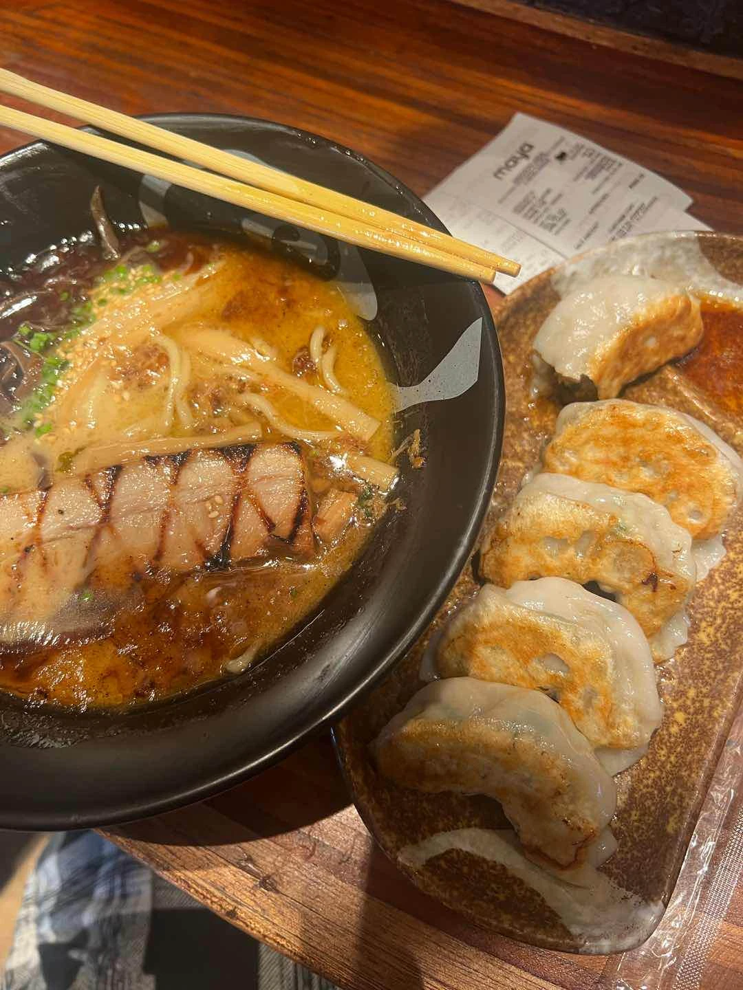 Shoyu Ramen with Gyoza