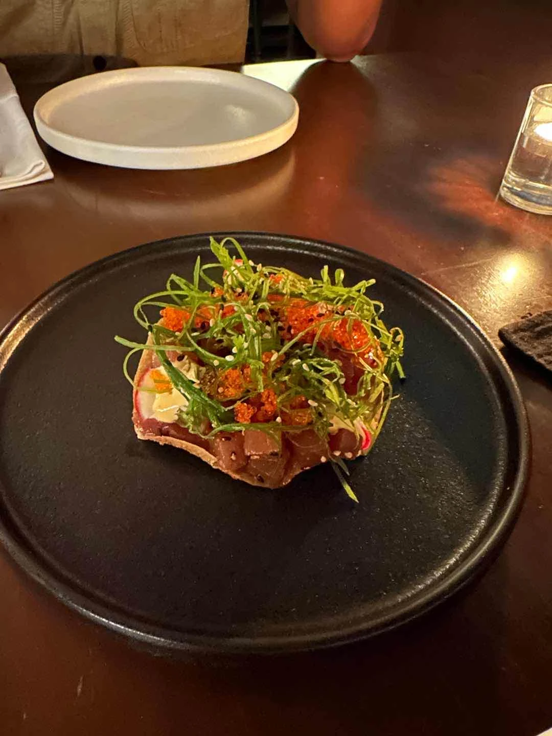 ahi tuna tartare of SEVA