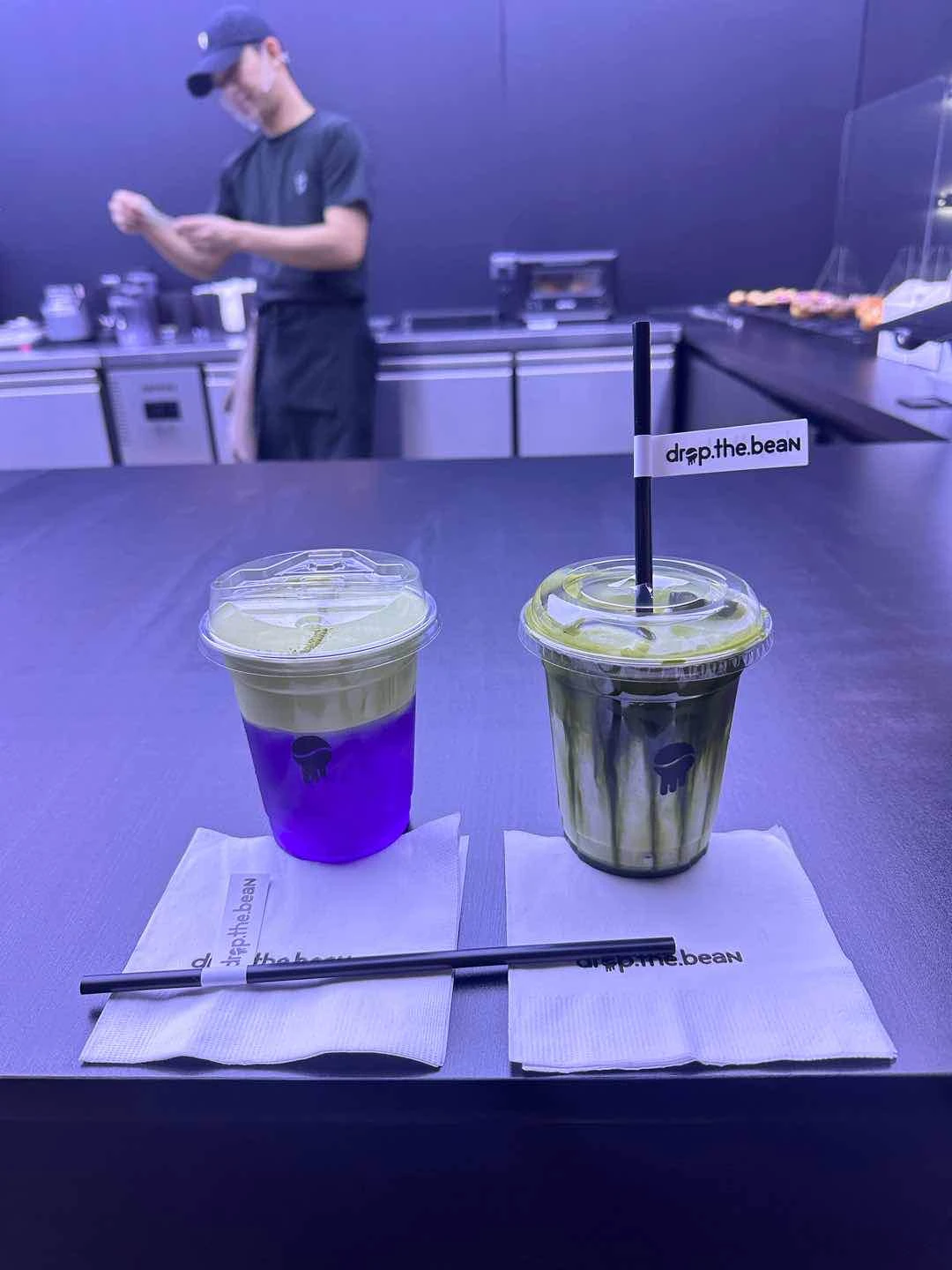 Jeju Matcha Latte and Jeju Matcha Cloud