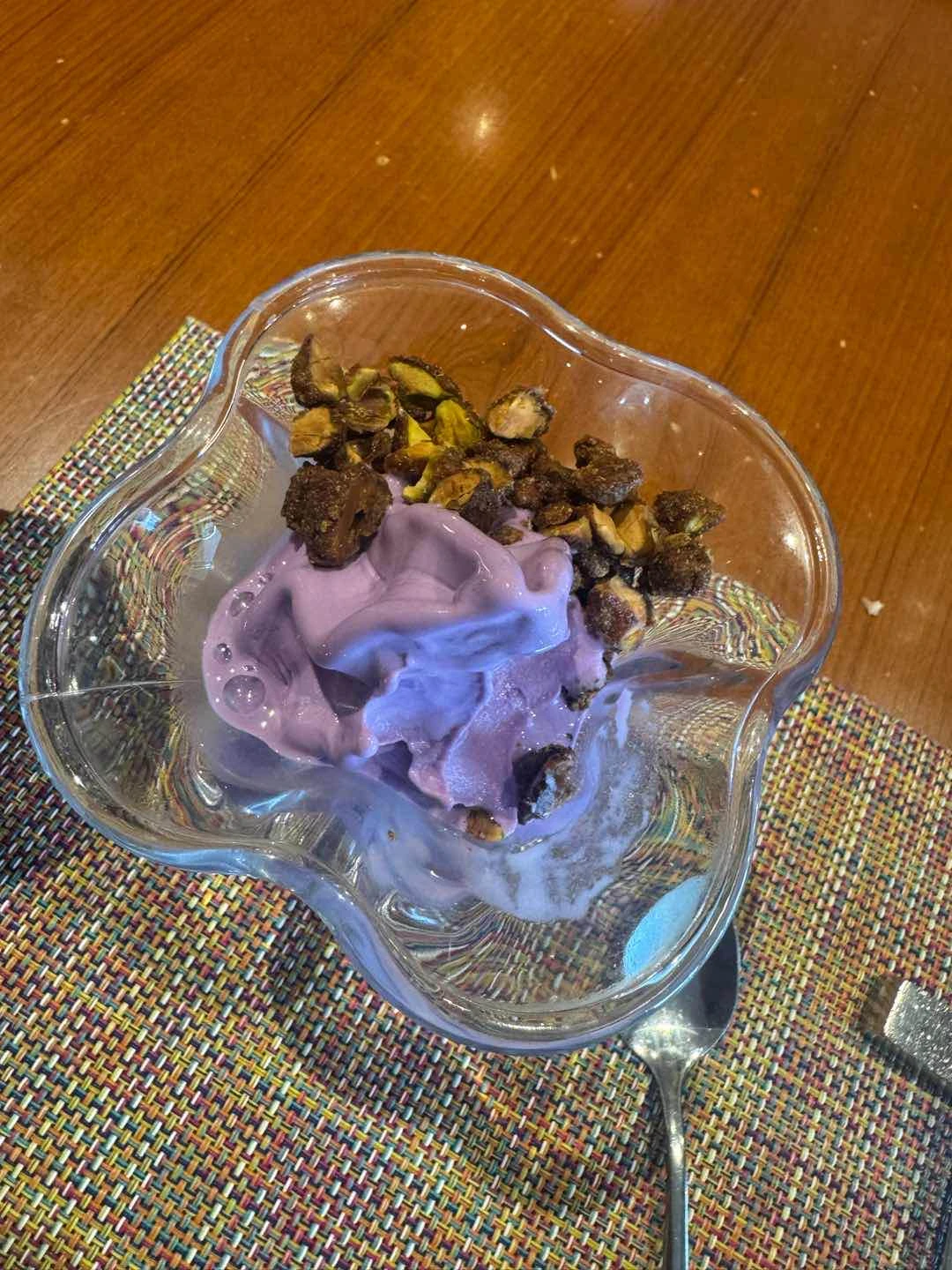 Ube soft serve