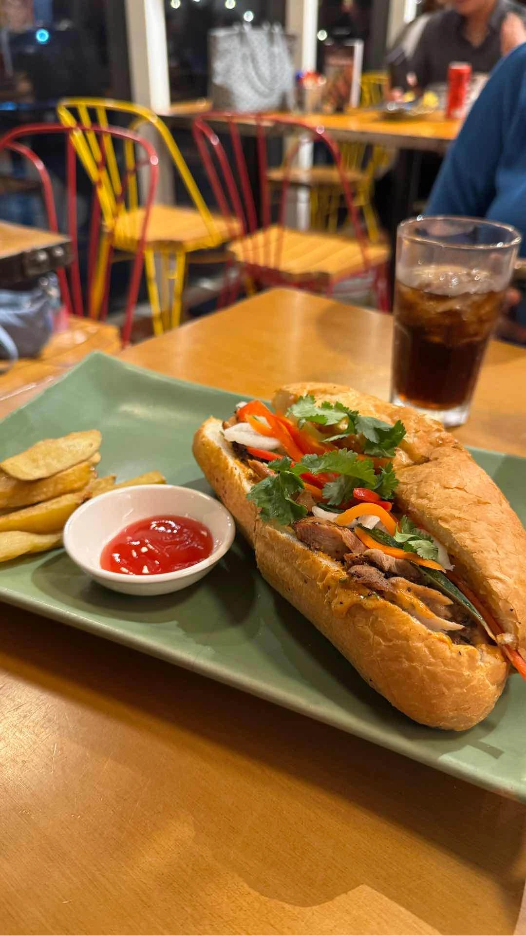 Bbq chicken bahn mi of Propaganda Vietnamese Bistro