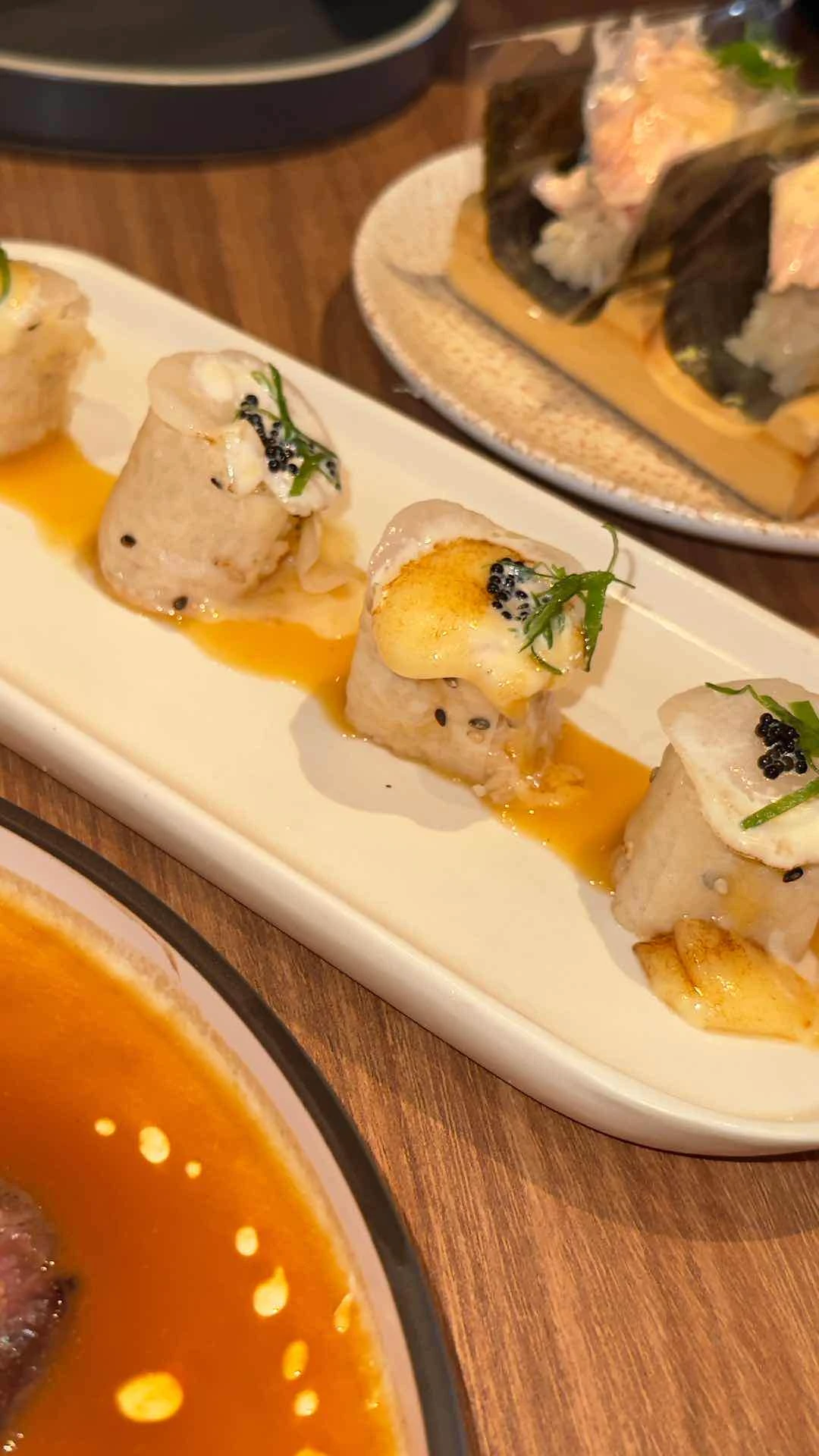 scallop aburi