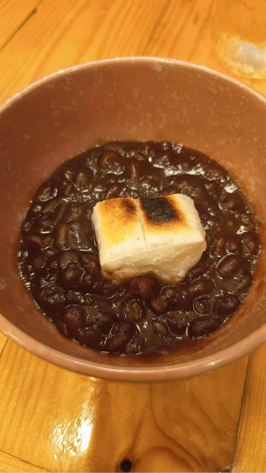 Sweet Red Bean Porridge with Rice Cakes